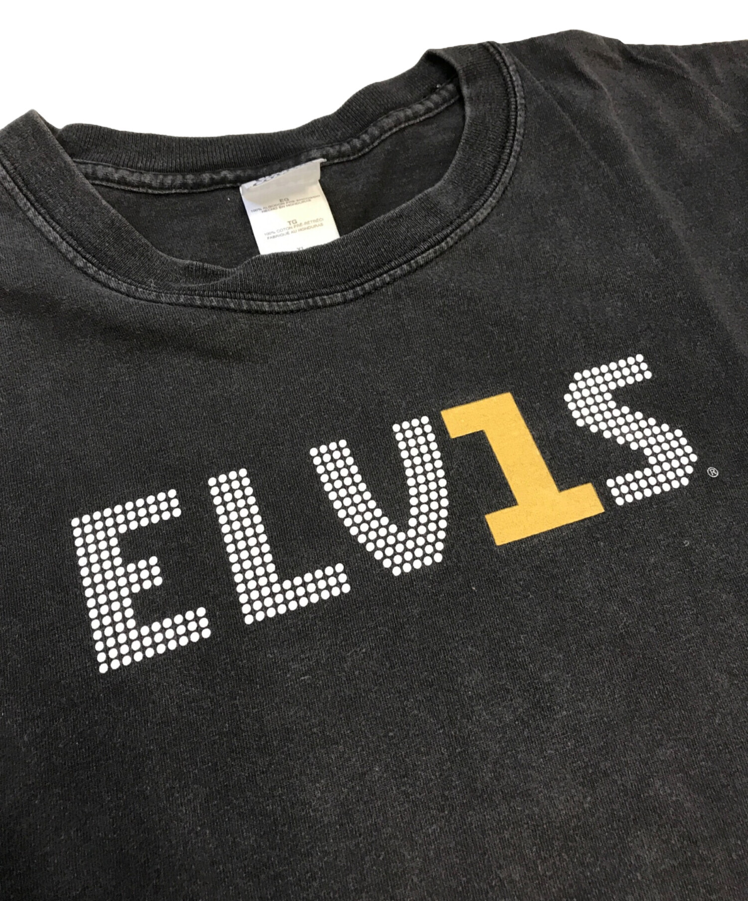00s 1ELVIS PRESLEY エルビスプレスリー　ツアーTシャツ　黒 00s 1ELVIS PRESLEY エルビスプレスリー ツアーTシャツ 黒 ELVIS