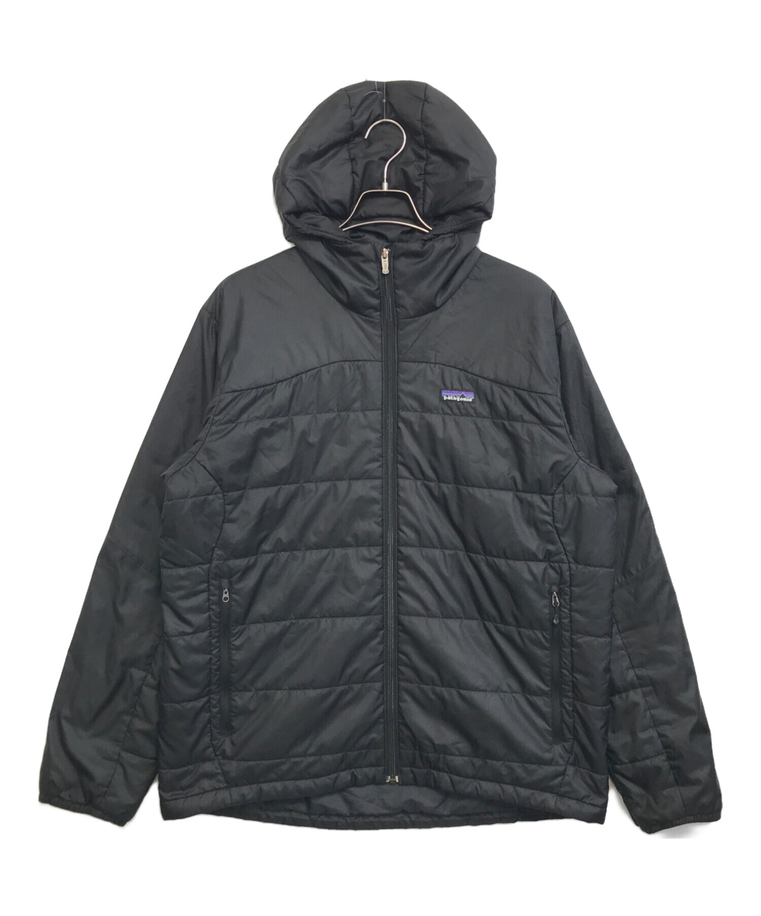 patagonia マイクロパフ　ブラック フード付きジャケット 中古・古着通販】Patagonia (パタゴニア) マイクロパフフーディー