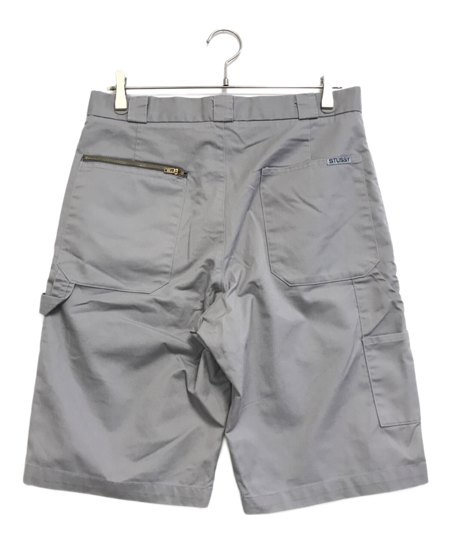 中古・古着通販】stussy (ステューシー) ワークハーフパンツ グレー 