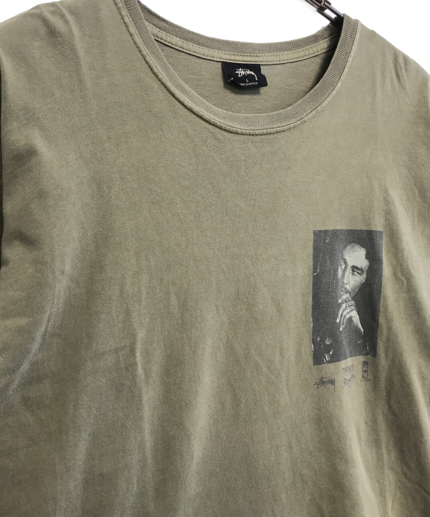 中古・古着通販】stussy (ステューシー) 長袖Tシャツ グリーン サイズ