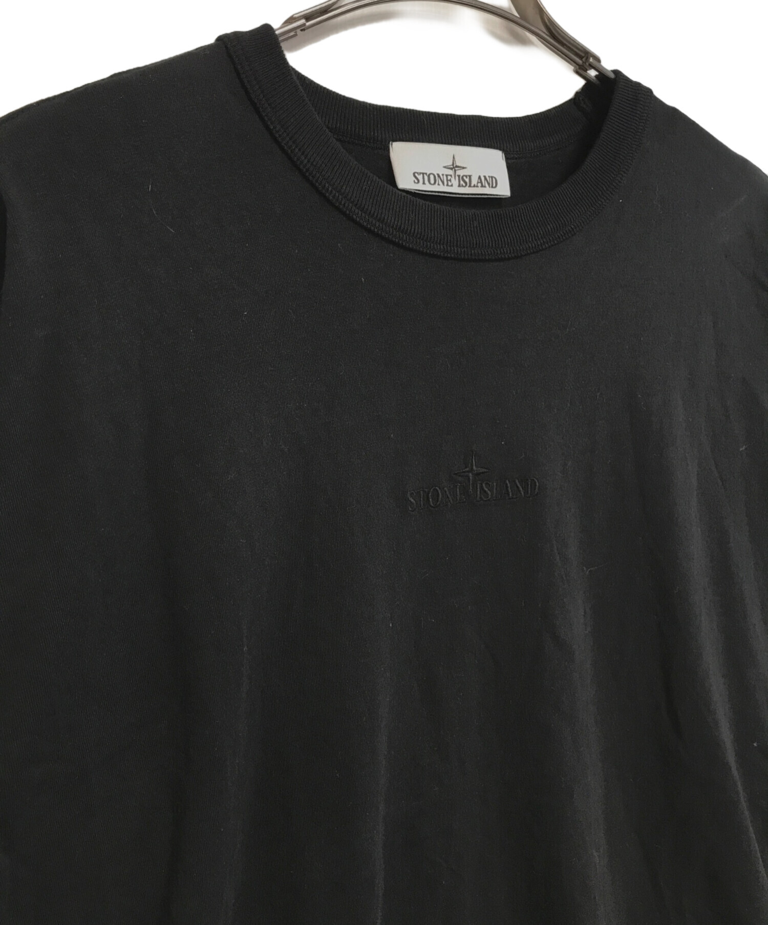中古・古着通販】STONE ISLAND (ストーンアイランド) クルーネックロゴ 
