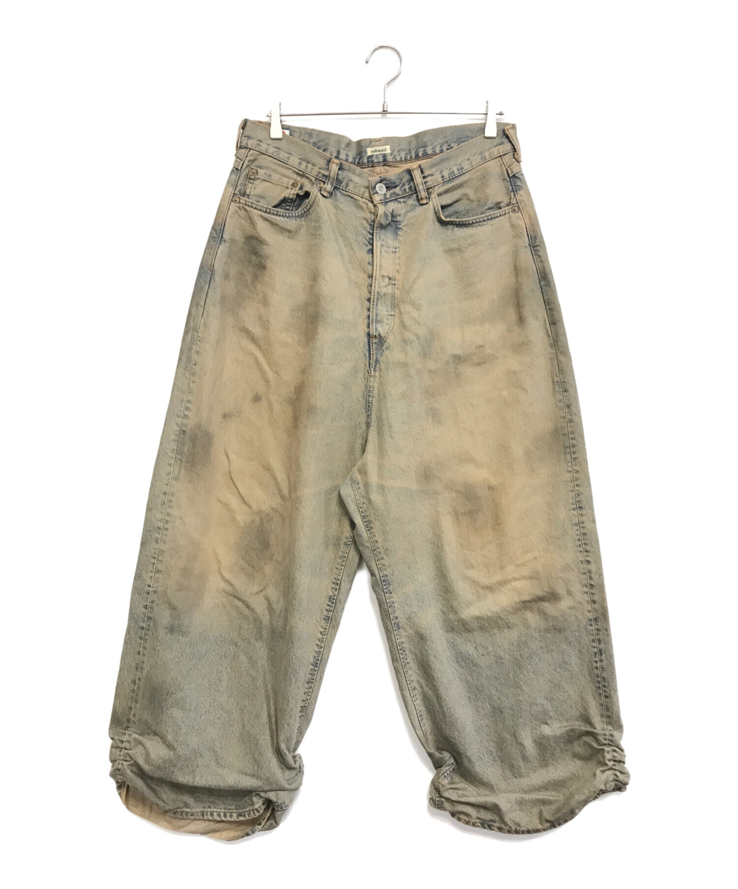 中古・古着通販】refomed (リフォメッド) FRESH MAN DENIM WIDE PANTS
