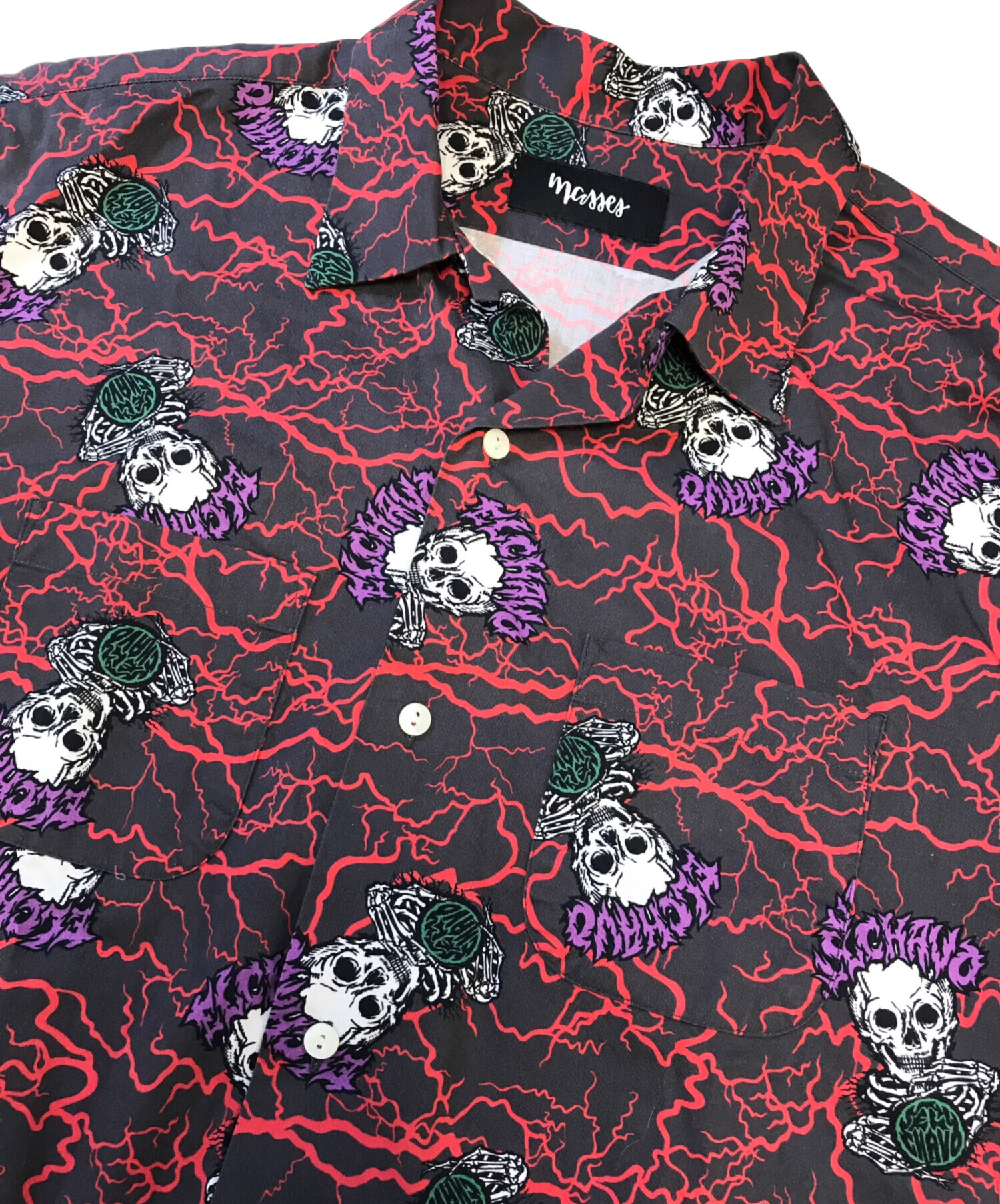 rats 総柄シャツ　テンダーロイン　マシス 中古・古着通販】MASSES (マシス) 総柄シャツ グレー サイズ:S