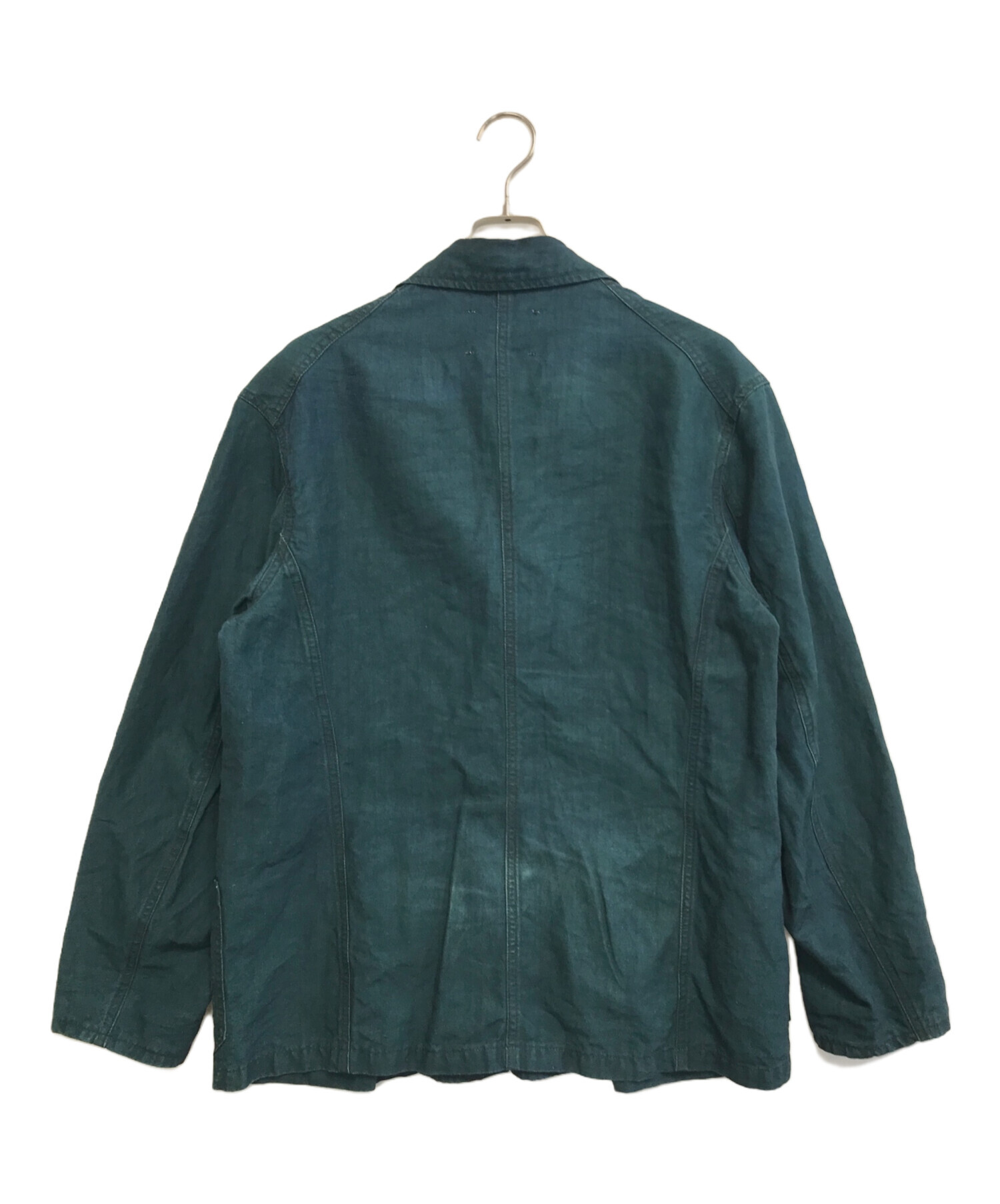 中古・古着通販】OUTIL (ウティ) リネンジャケット グリーン サイズ:2