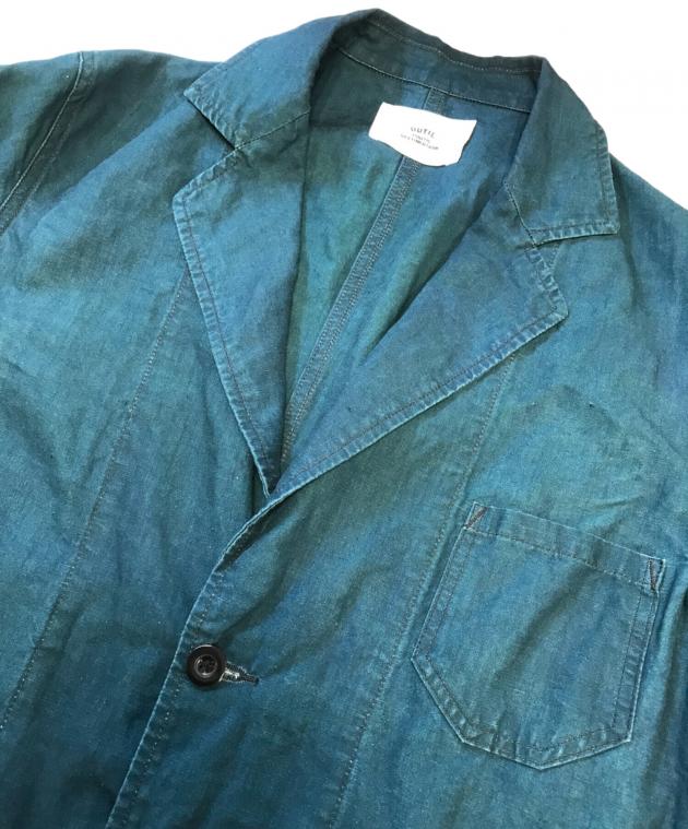 中古・古着通販】OUTIL (ウティ) リネンジャケット グリーン サイズ:2