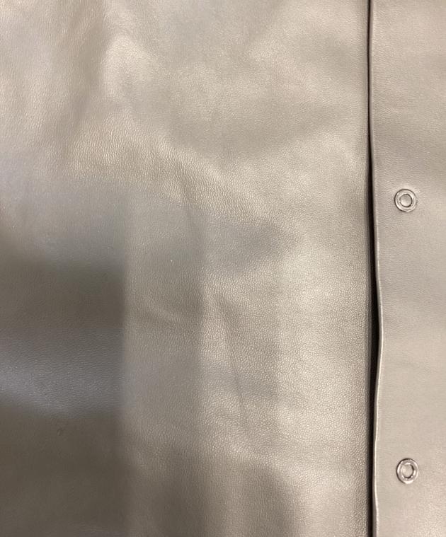 中古・古着通販】EDIFICE (エディフィス) ネイキッドラムレザー シャツ