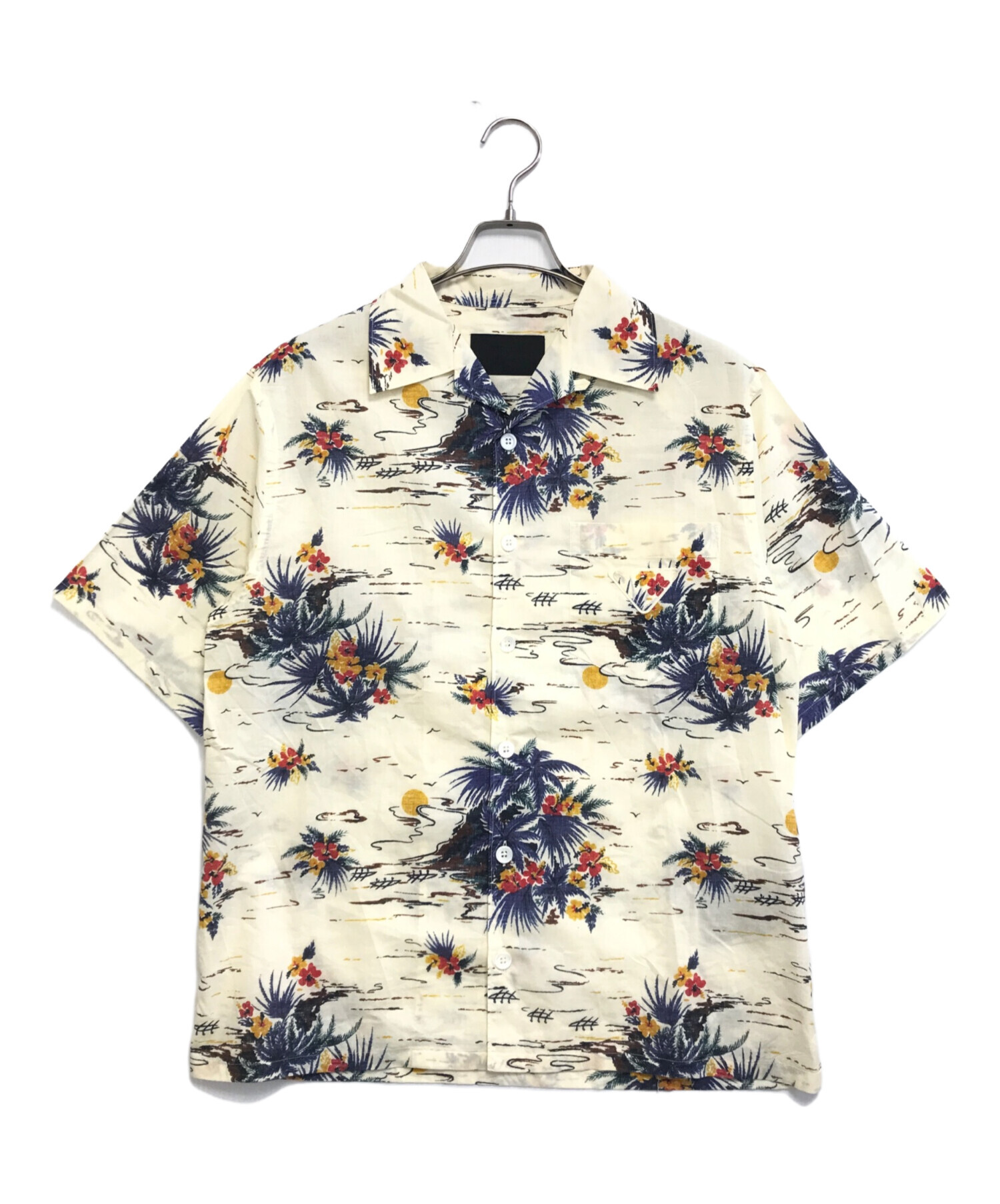 中古・古着通販】PRADA (プラダ) プリントコットン ボウリングシャツ
