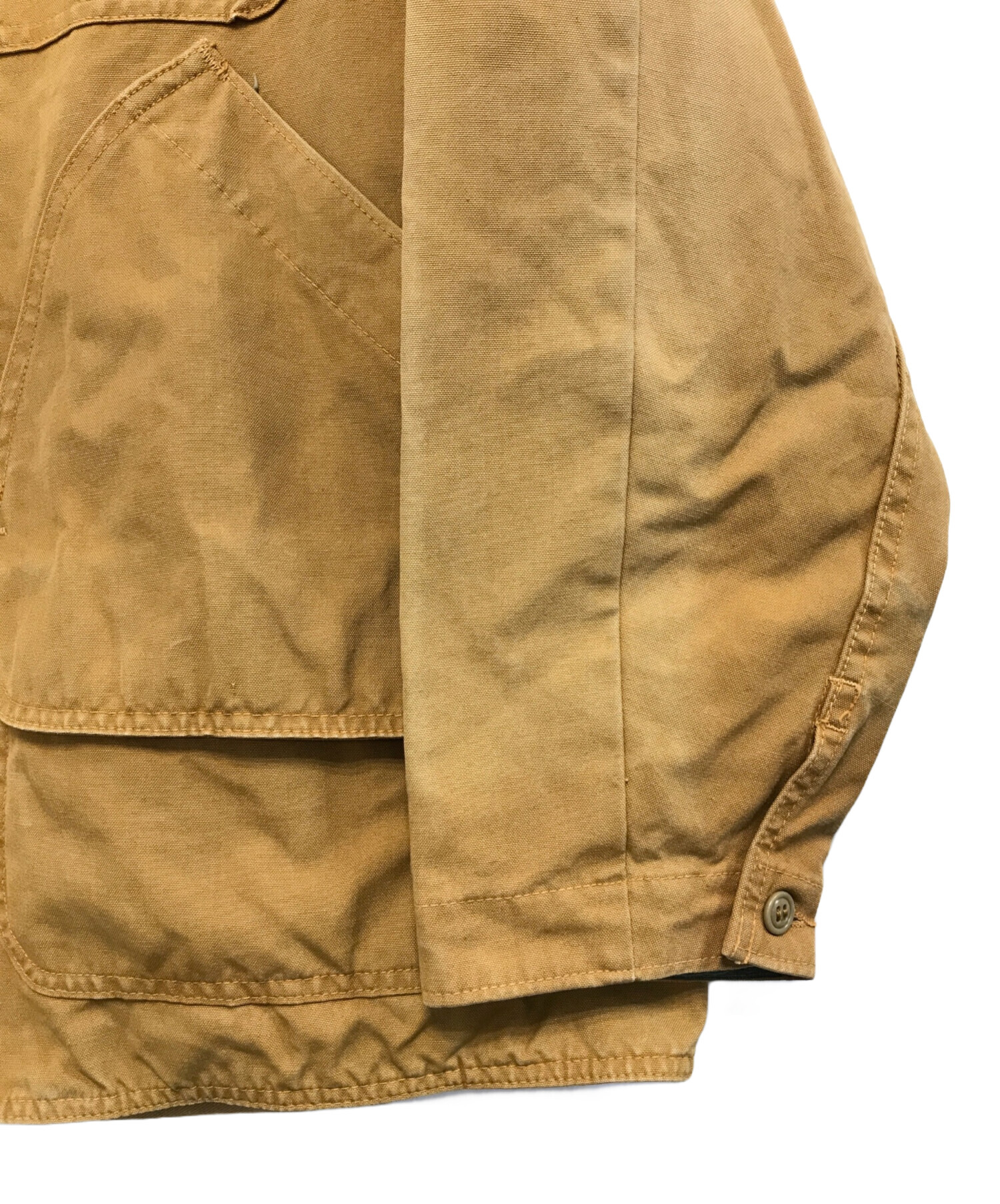 エルエルビーン　ハンティングジャケット　メンズMサイズ　カーキ　ブルゾン　古着 L.L.Bean - L.L.Bean エルエルビーン ミリタリー ハンティング