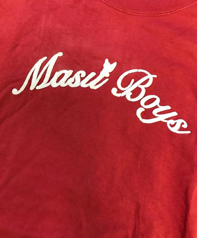 中古・古着通販】masu (エムエーエスユー) “MASU BOYS” T-SHIRT レッド