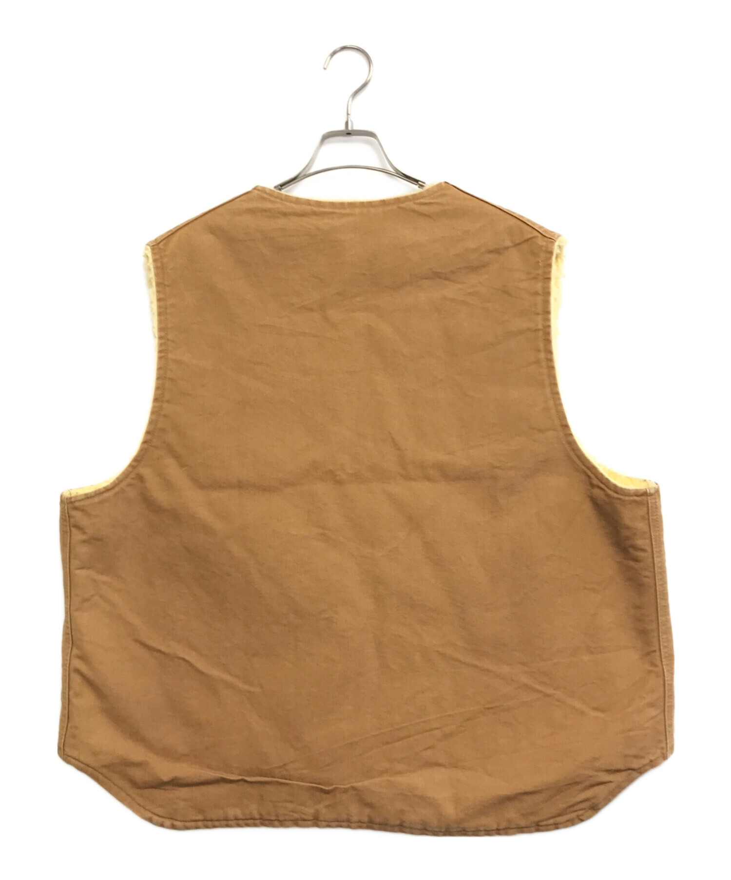中古・古着通販】CarHartt (カーハート) 裏ボアダックベスト ブラウン