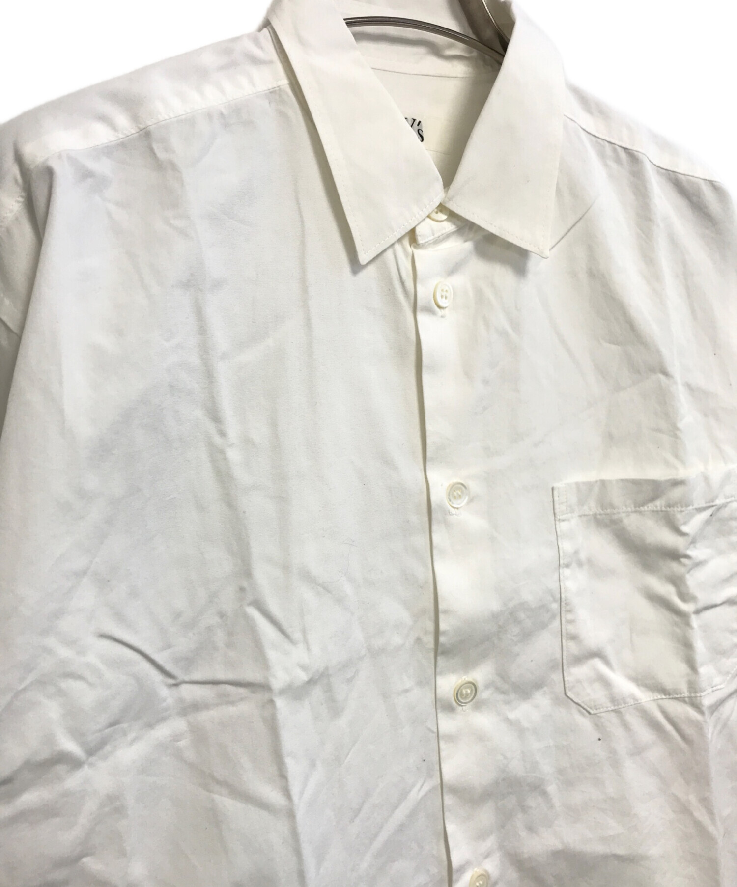 中古・古着通販】Y's (ワイズ) 長袖シャツ ホワイト サイズ:表記なし