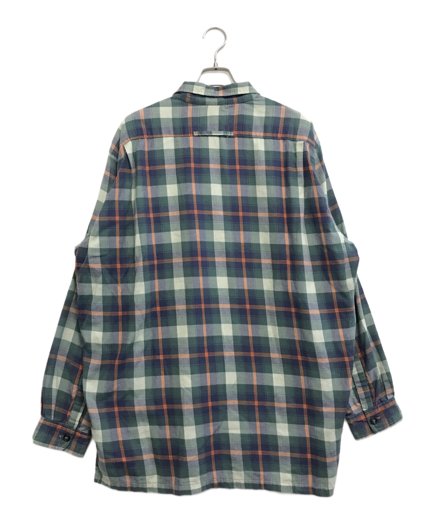 中古・古着通販】stussy (ステューシー) ハーフジップチェックシャツ 