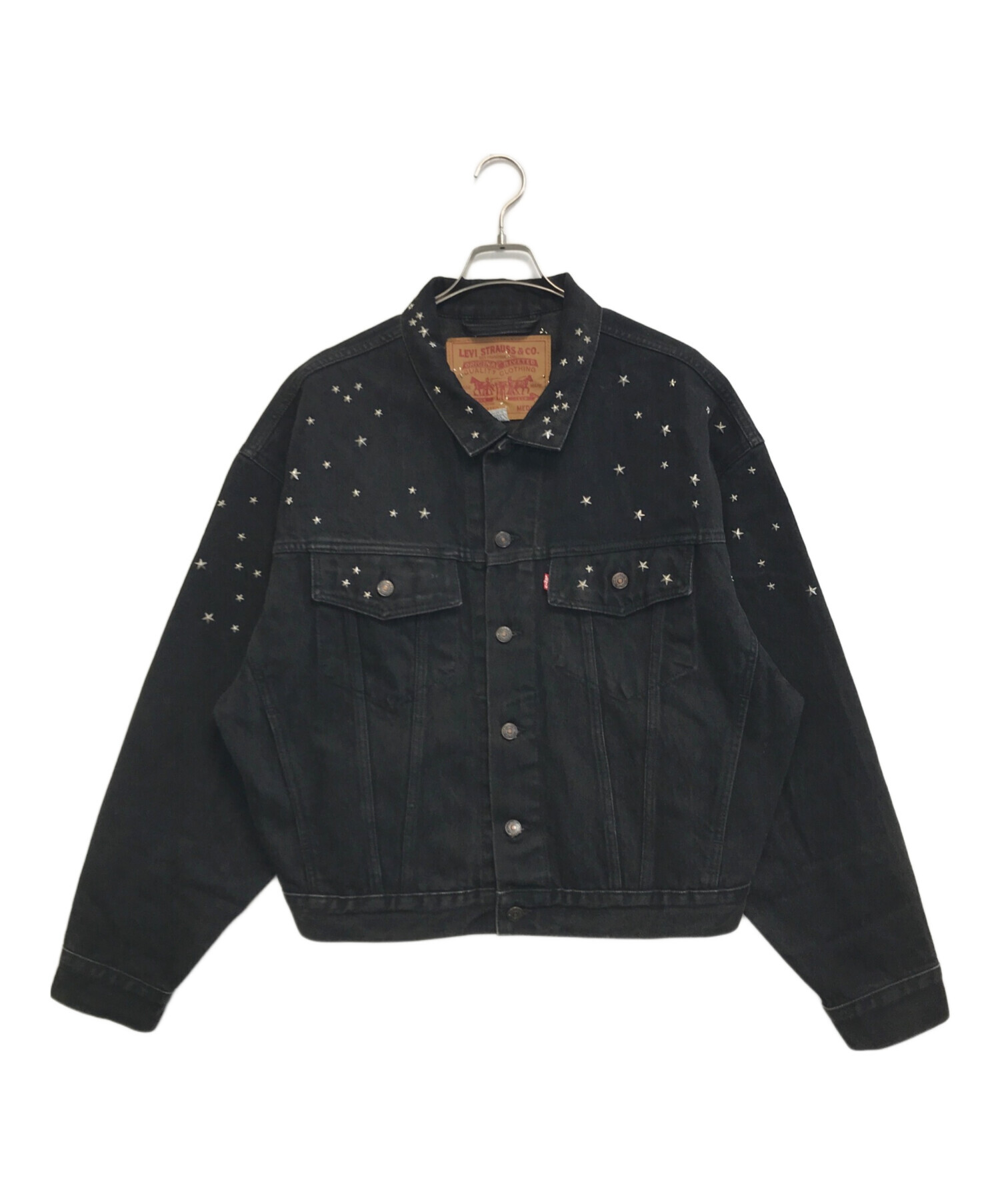 中古・古着通販】LEVI'S (リーバイス) スタッズリメイク ブラック