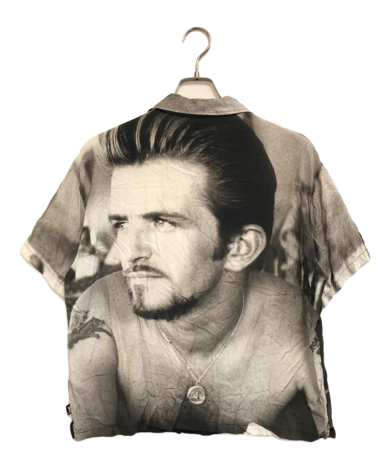 中古・古着通販】stussy (ステューシー) HOPPER SHIRT グレー サイズ:M