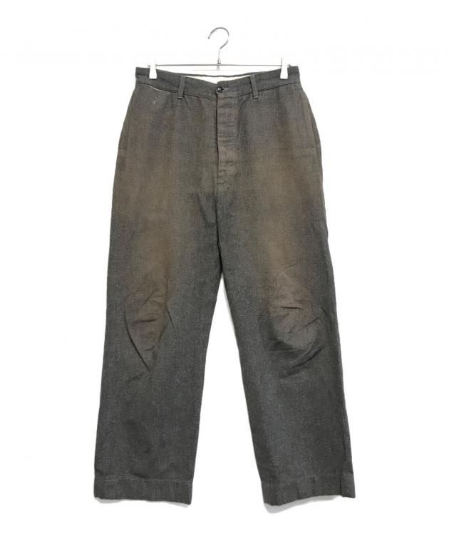 atlast&co ブラックシャンブレーパンツ 32 中古・古着通販】ATLAST & CO (アットラスト) ブラックシャンブレー