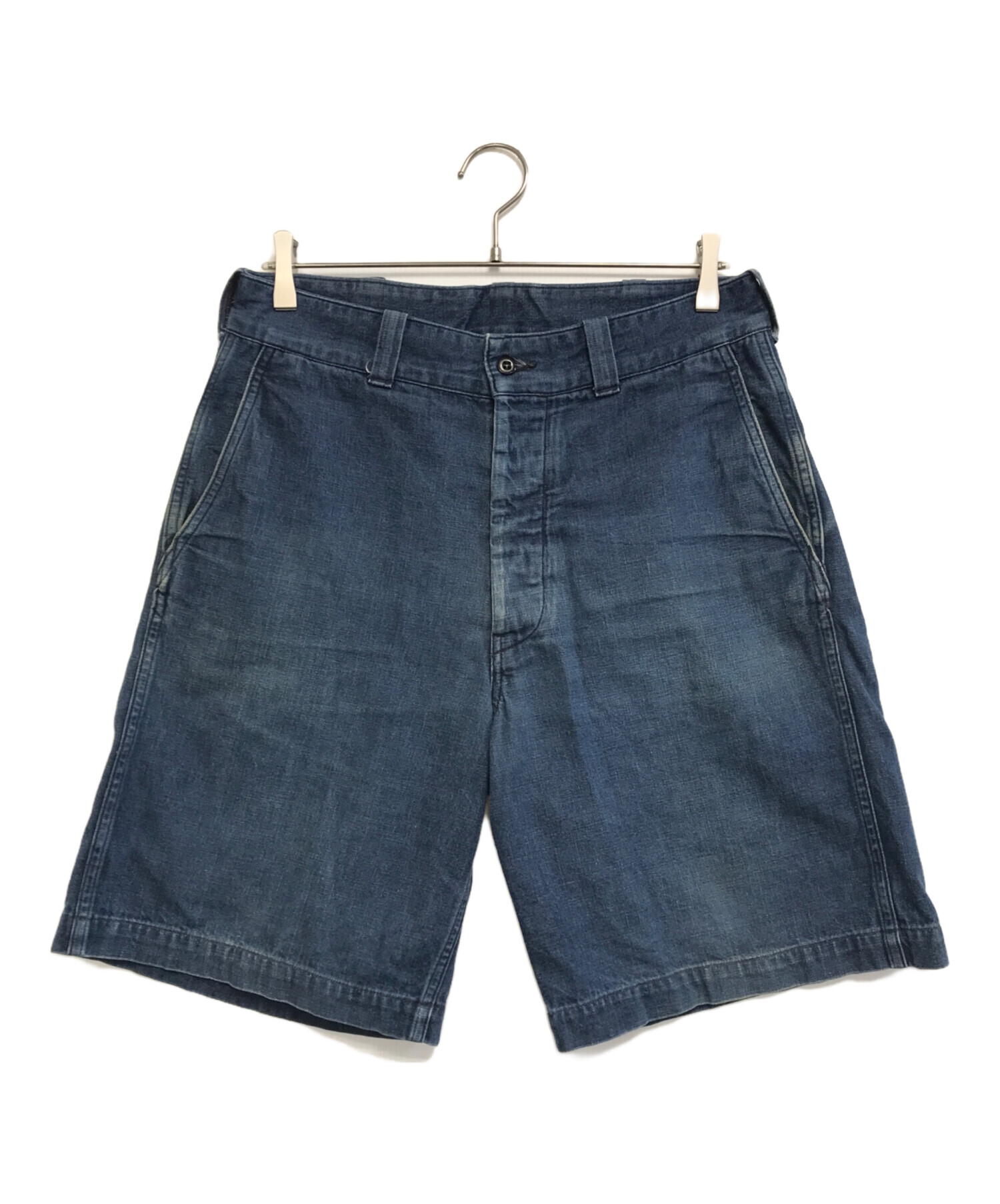 中古・古着通販】ATLAST & CO (アットラスト) デニムハーフパンツ