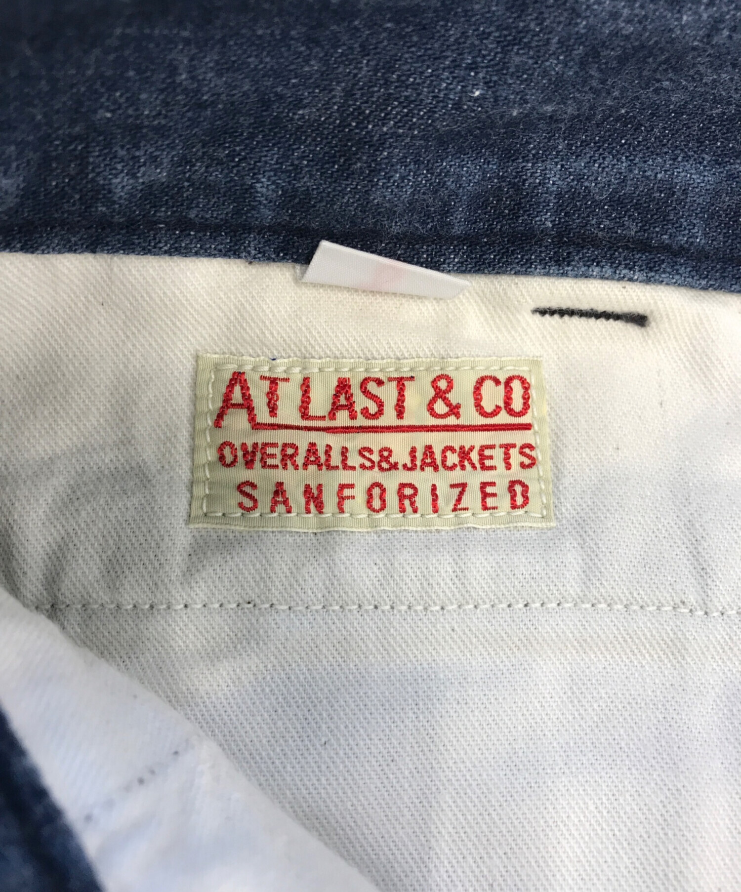 中古・古着通販】ATLAST & CO (アットラスト) デニムハーフパンツ