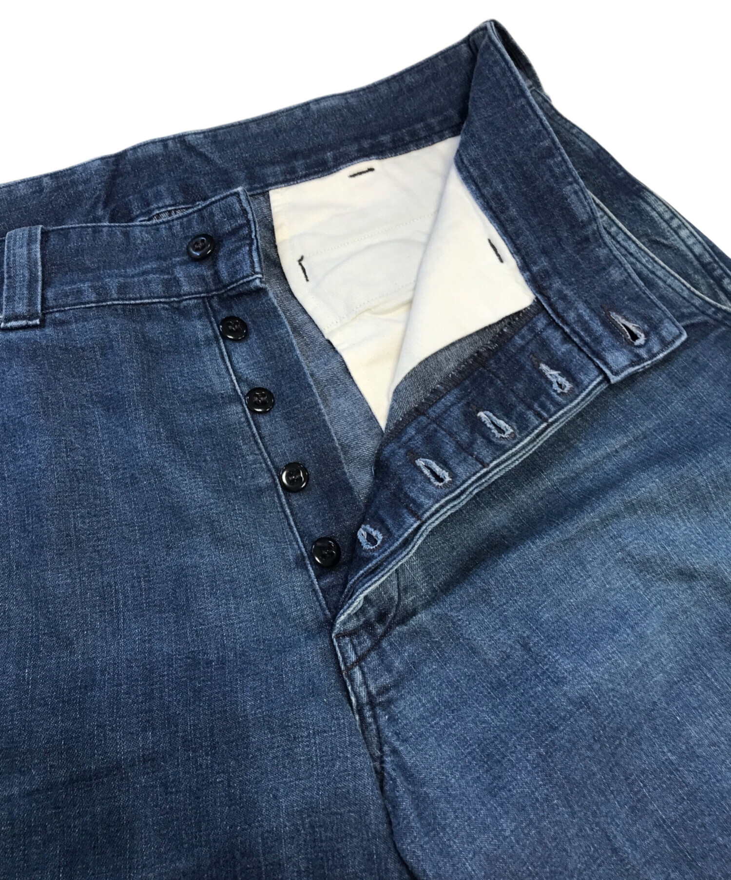 中古・古着通販】ATLAST & CO (アットラスト) デニムハーフパンツ