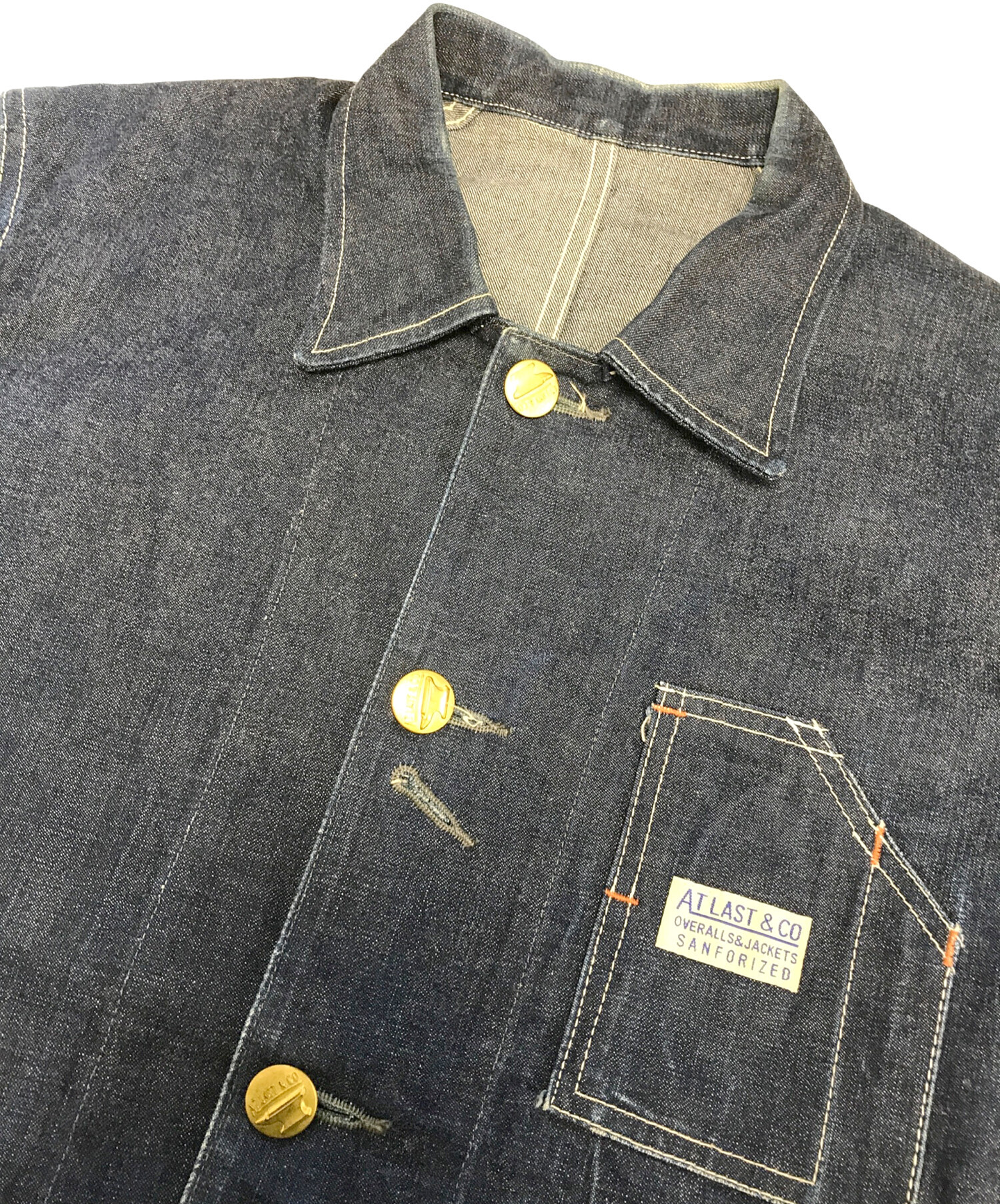 中古・古着通販】ATLAST & CO (アットラスト) デニムカバーオール