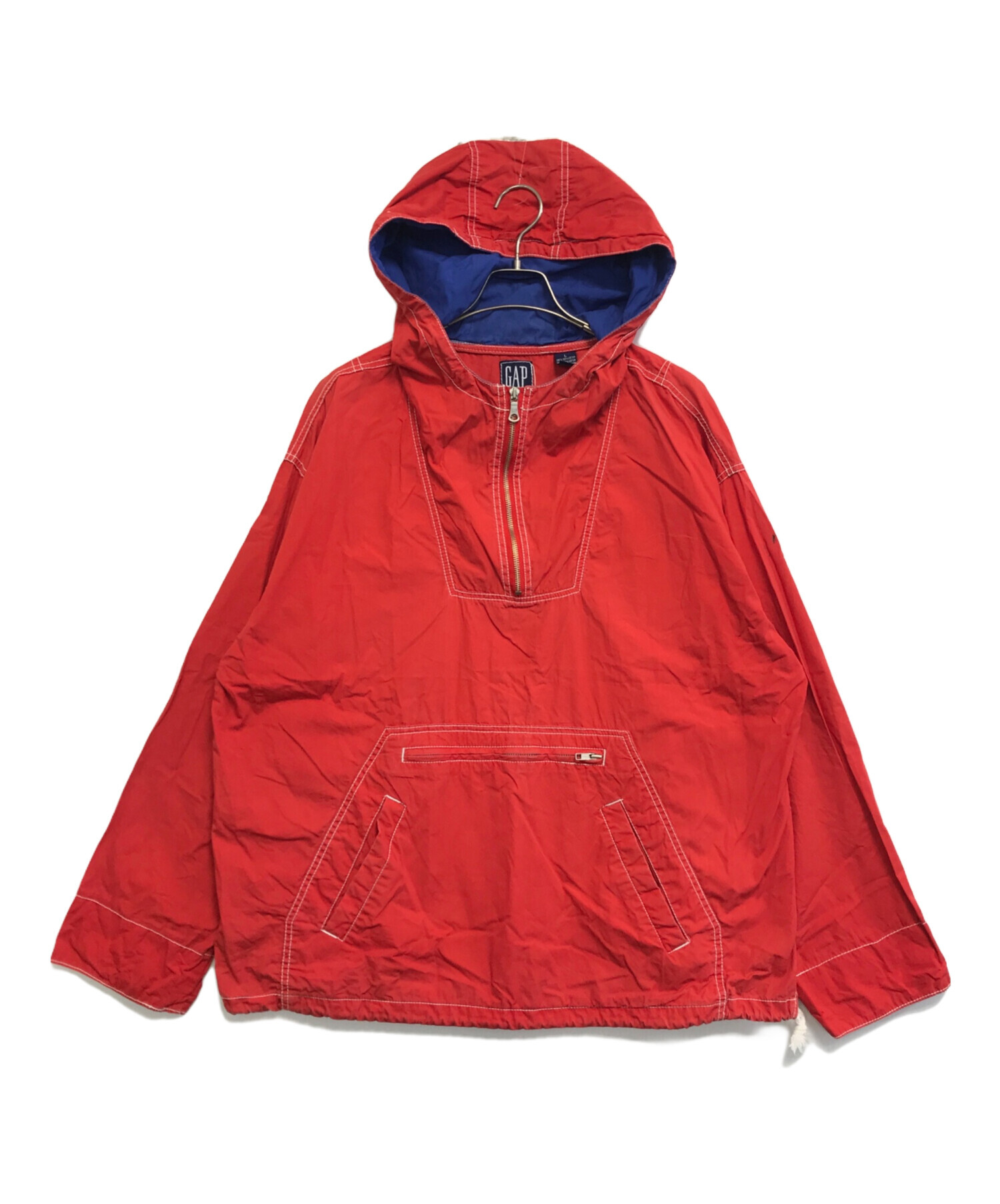 中古・古着通販】GAP (ギャップ) アノラックパーカー レッド サイズ:L