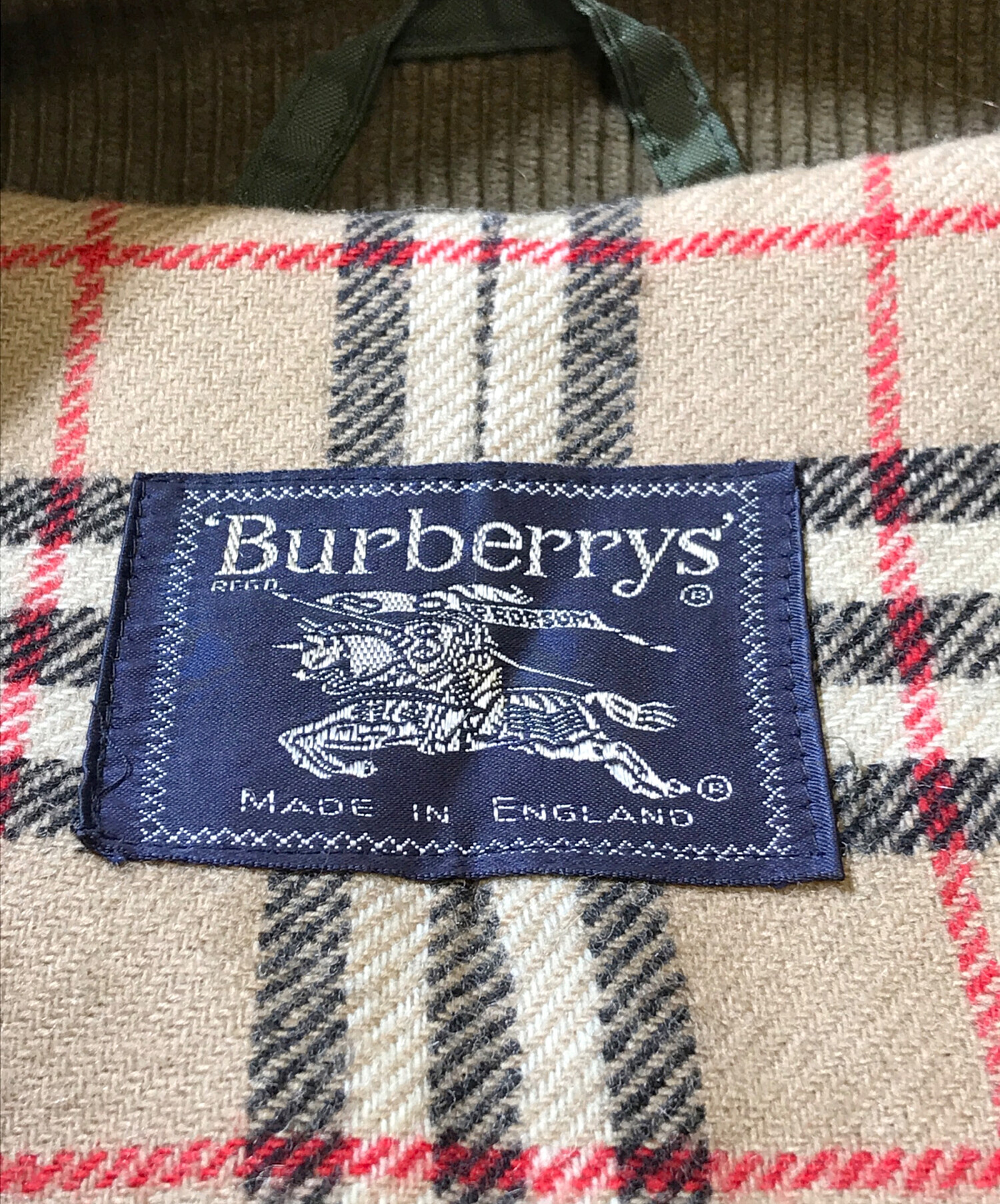 中古・古着通販】Burberry's (バーバリーズ) オイルドコート オリーブ