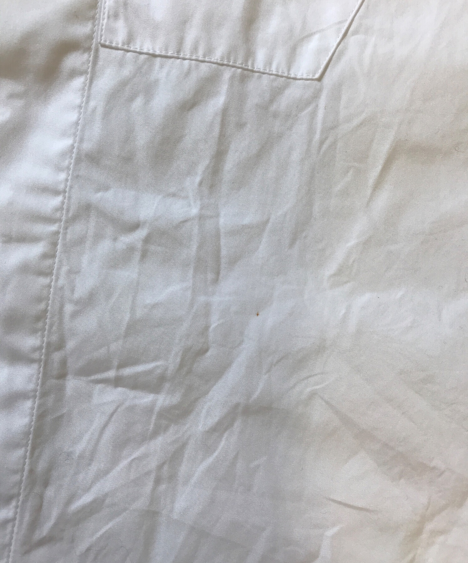 中古・古着通販】JIL SANDER (ジルサンダー) 半袖バンドカラーシャツ 