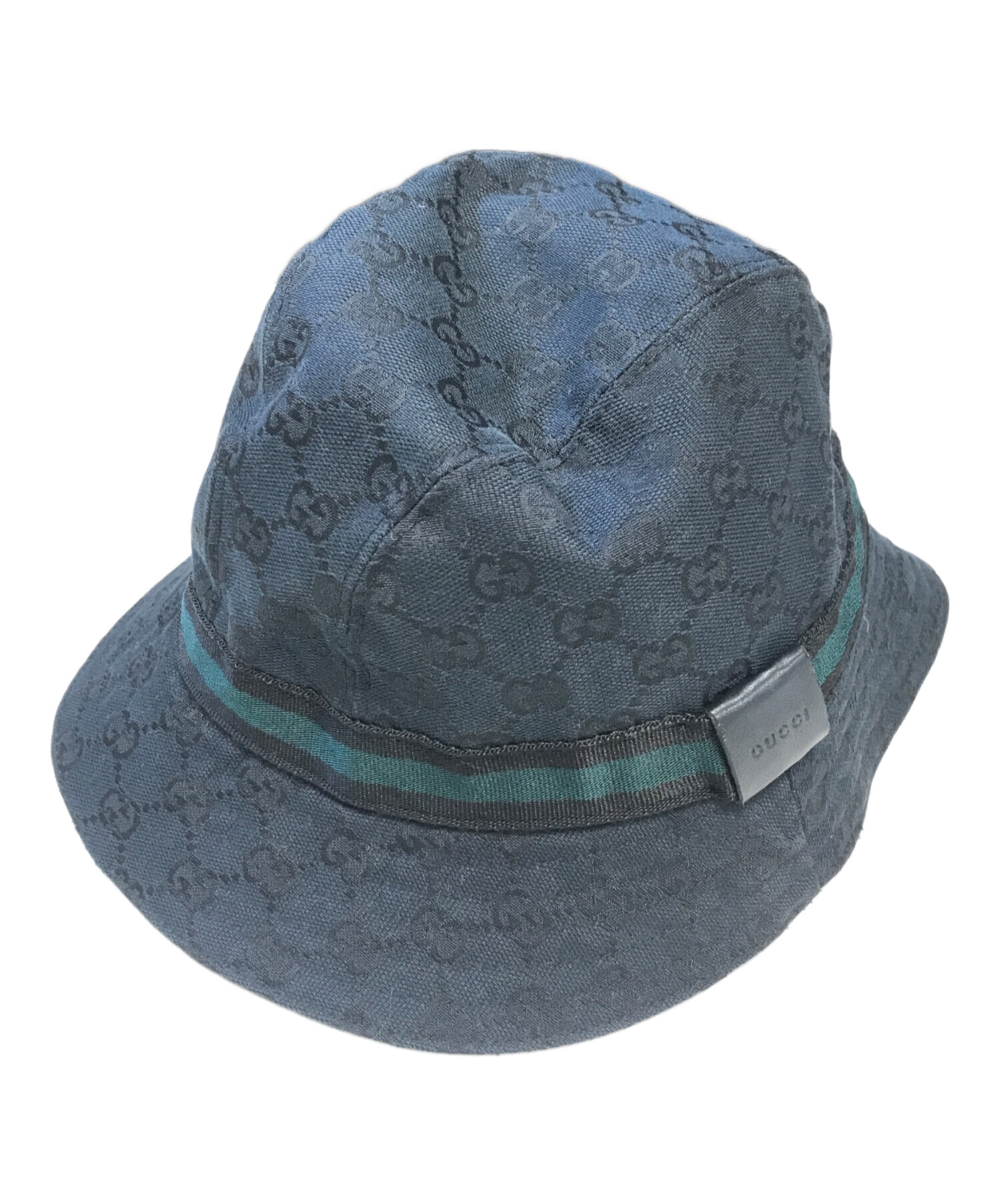 中古・古着通販】GUCCI (グッチ) GG柄バケットハット ブラック サイズ 