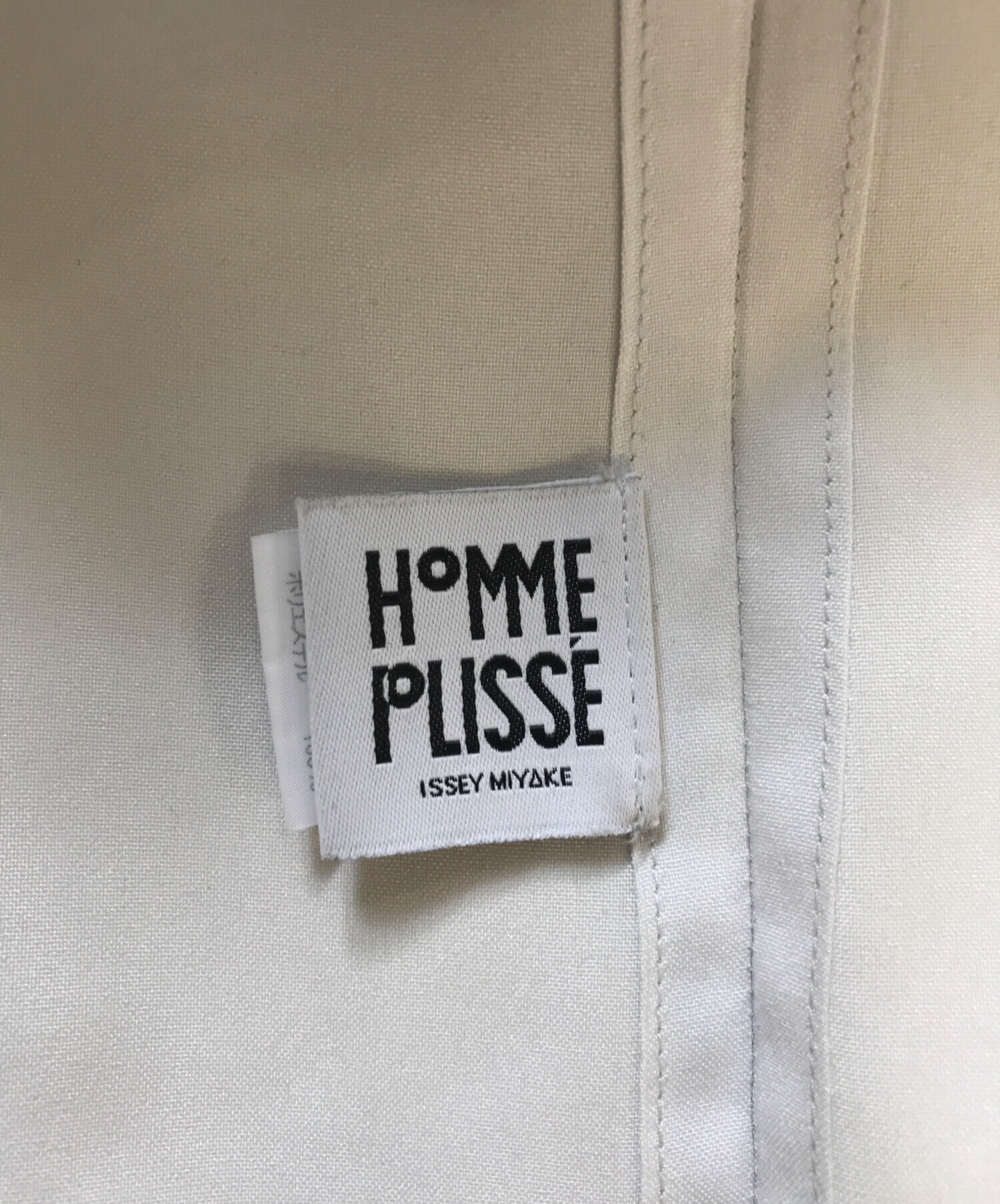 中古・古着通販】ISSEY MIYAKE (イッセイミヤケ) バンドカラーシャツ