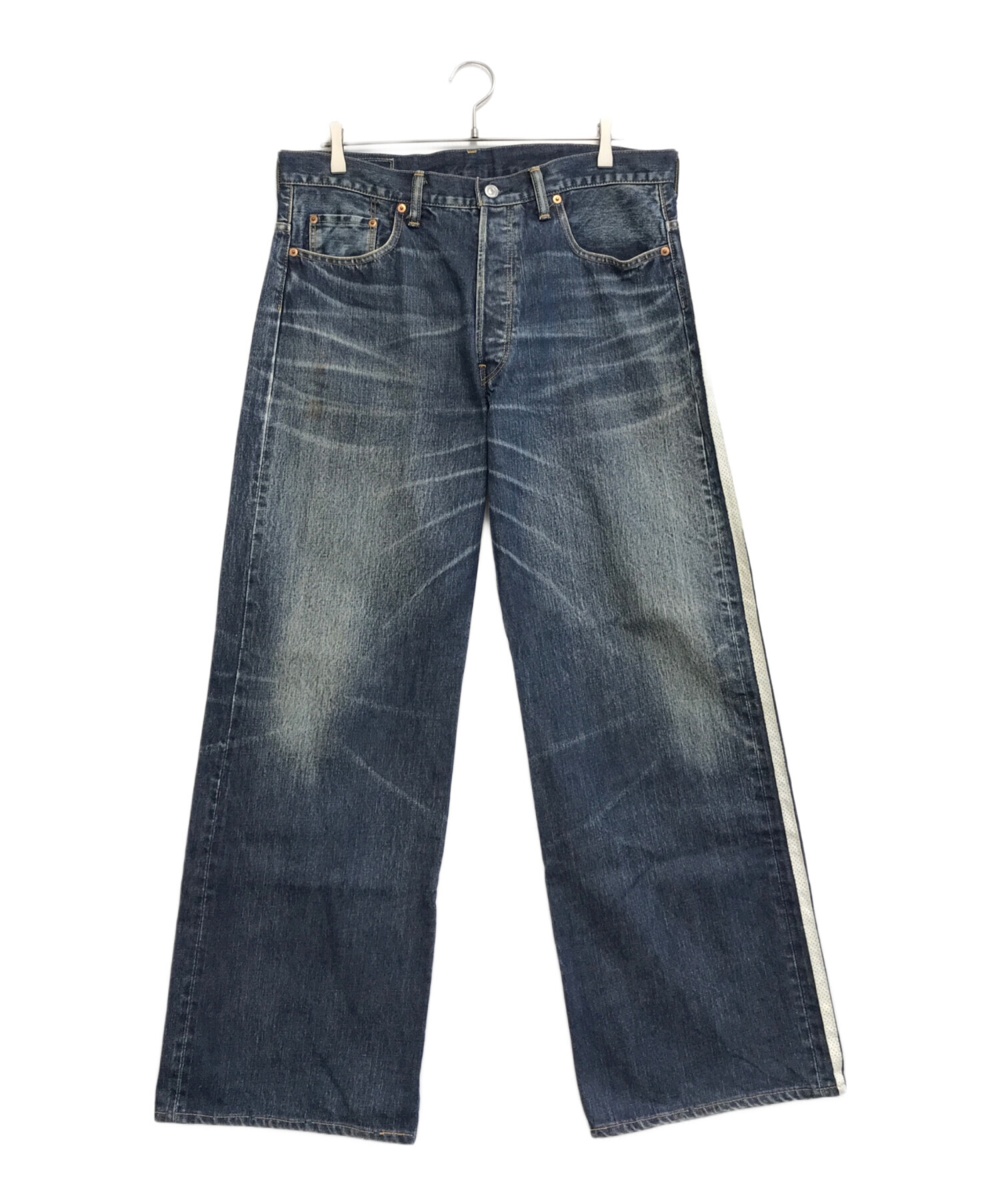 中古・古着通販】Y-3 (ワイスリー) サイドラインデニムパンツ