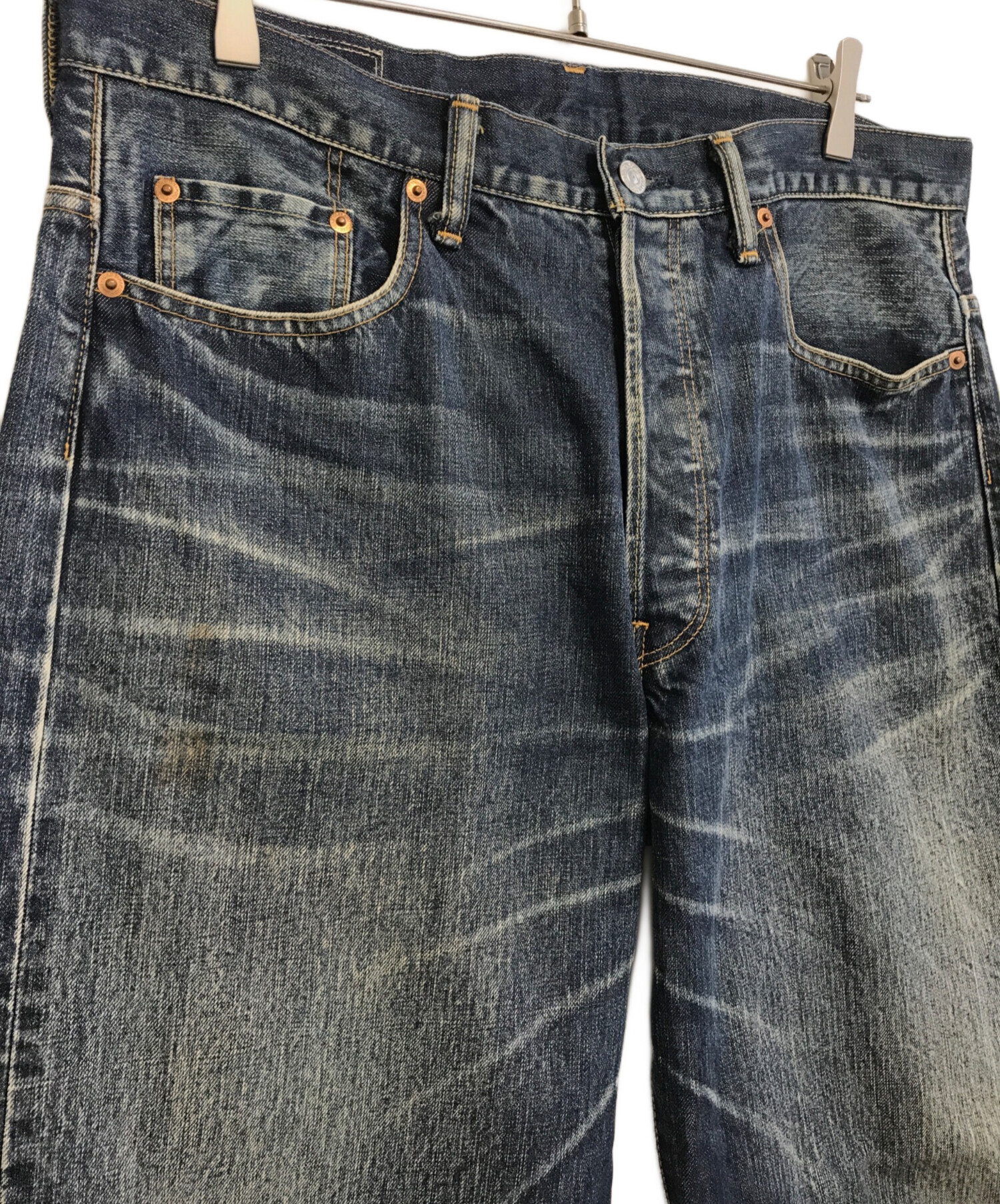 中古・古着通販】Y-3 (ワイスリー) サイドラインデニムパンツ
