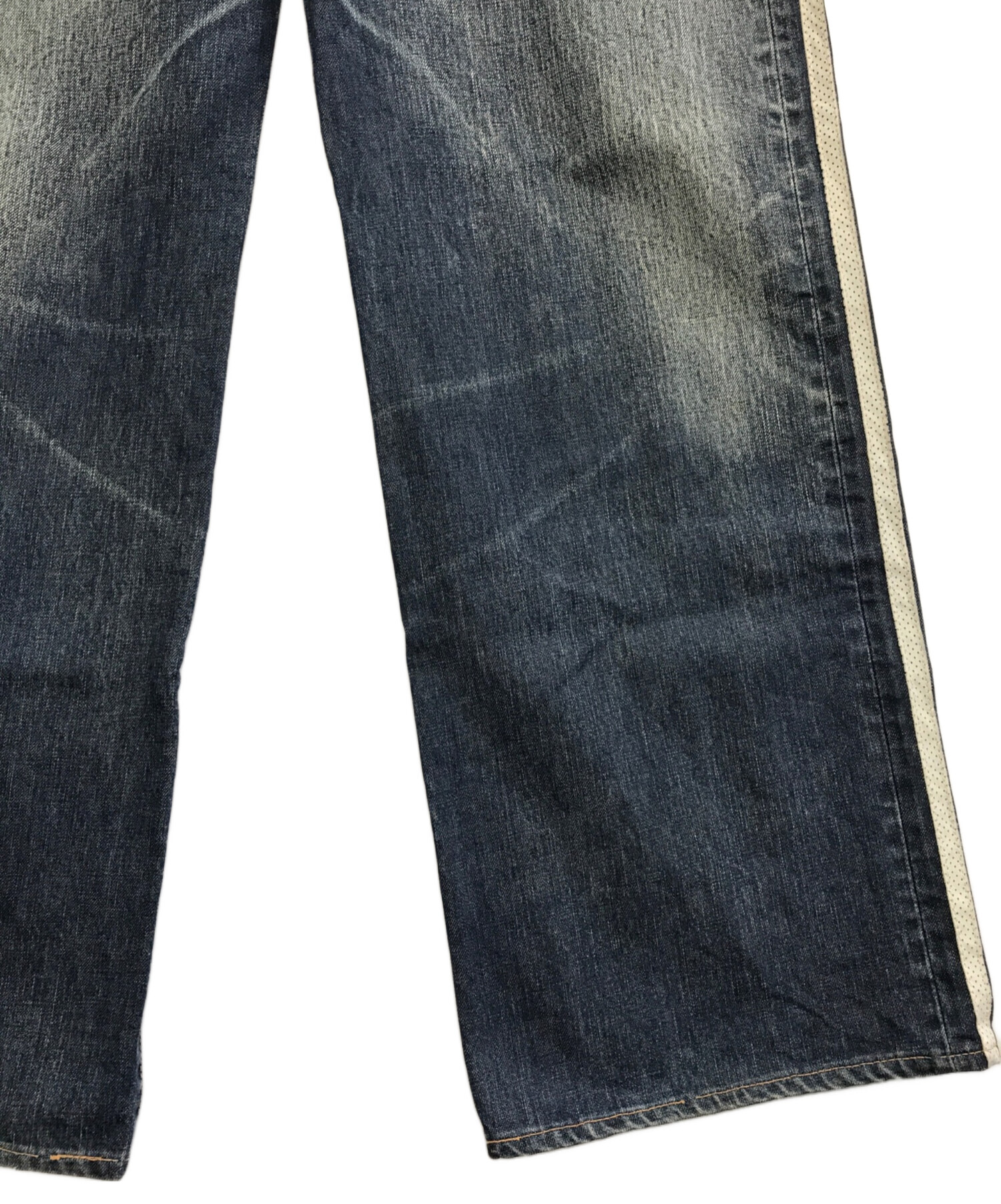 中古・古着通販】Y-3 (ワイスリー) サイドラインデニムパンツ