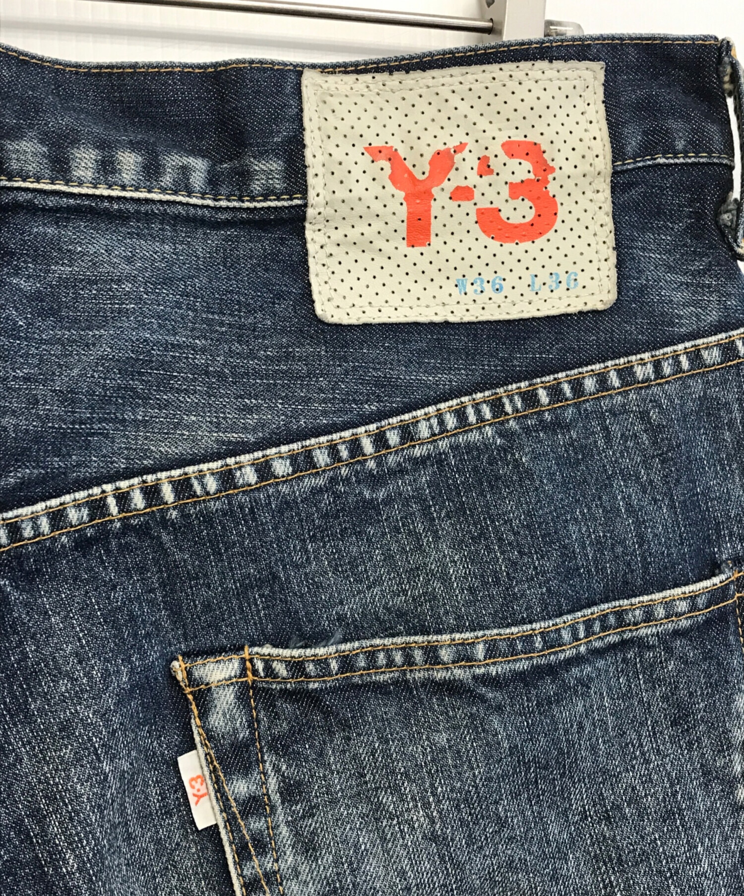 中古・古着通販】Y-3 (ワイスリー) サイドラインデニムパンツ