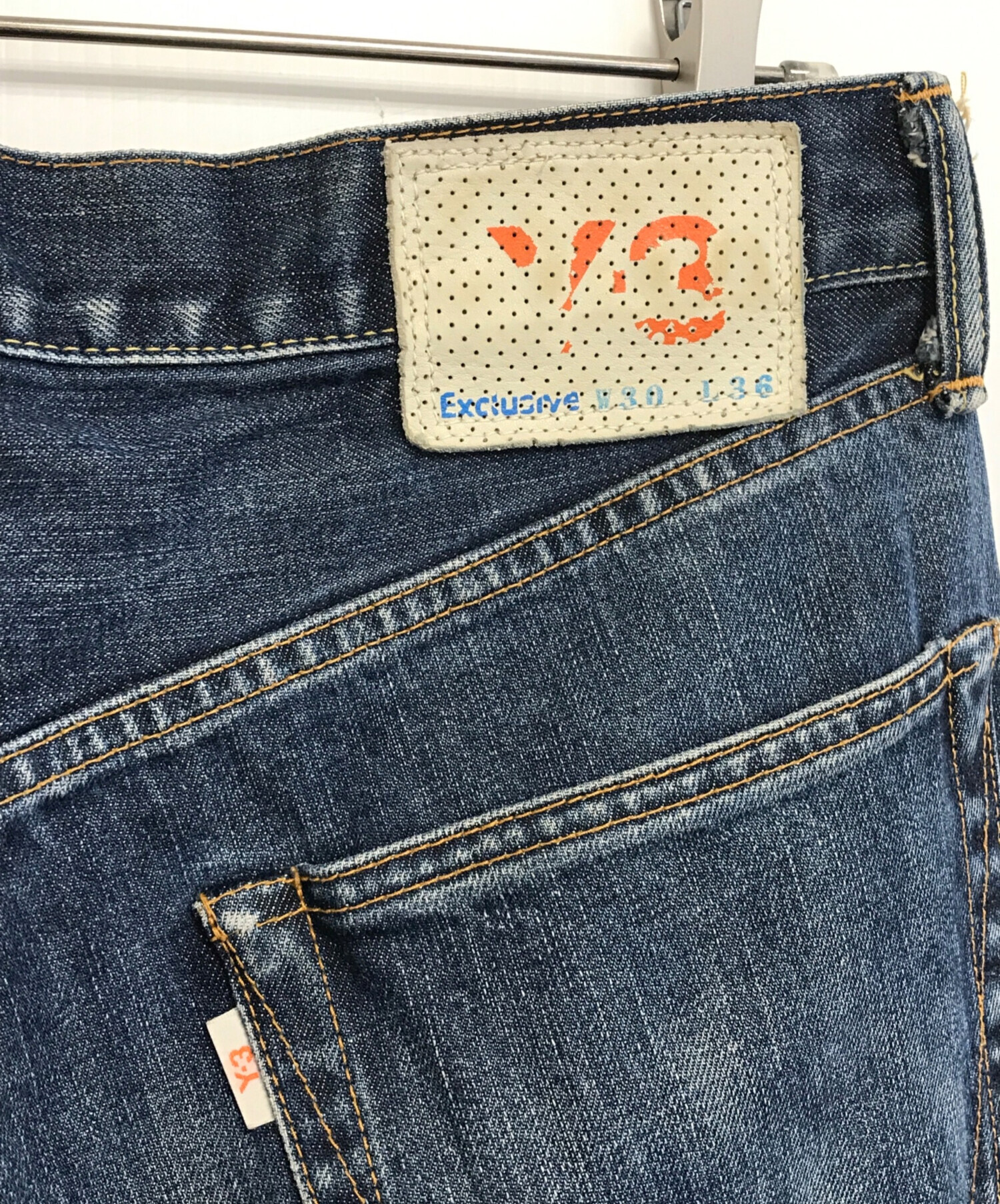 中古・古着通販】Y-3 (ワイスリー) ラインデニムパンツ