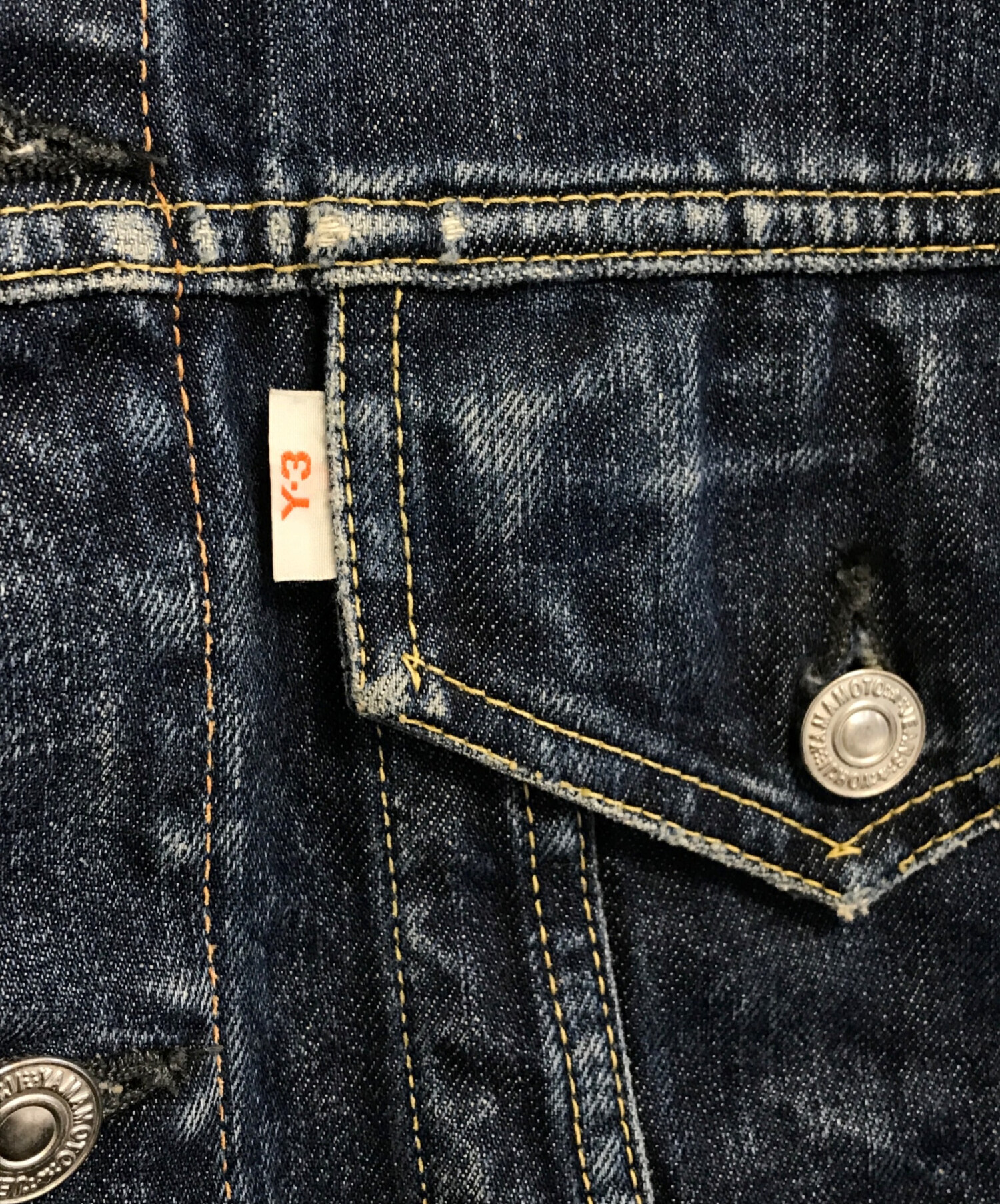 中古・古着通販】Y-3 (ワイスリー) デニムジャケット インディゴ