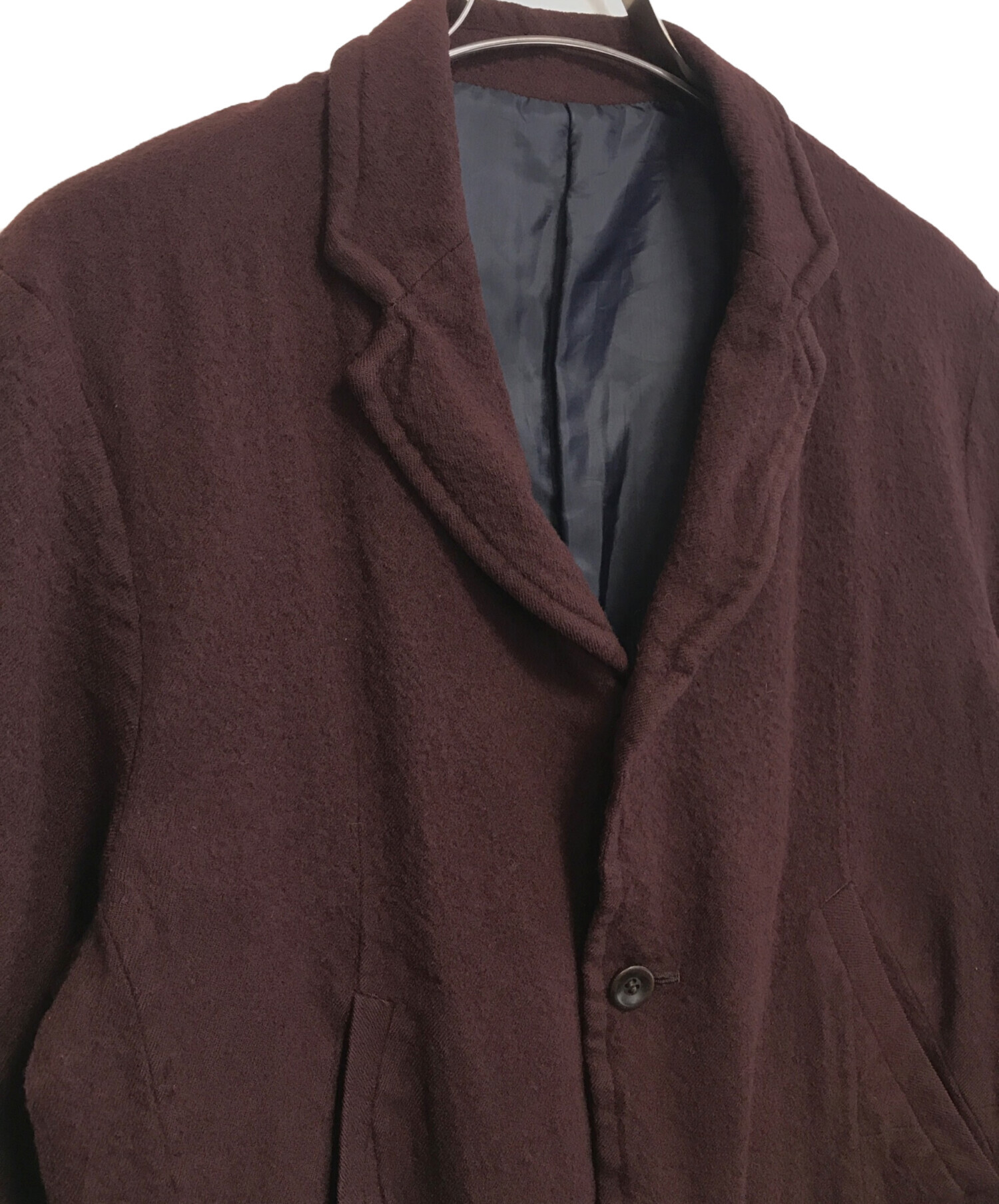 UNDERCOVERISM ブラック チェスターコート　縮絨 UNDERCOVERISM ブラック チェスターコート縮絨