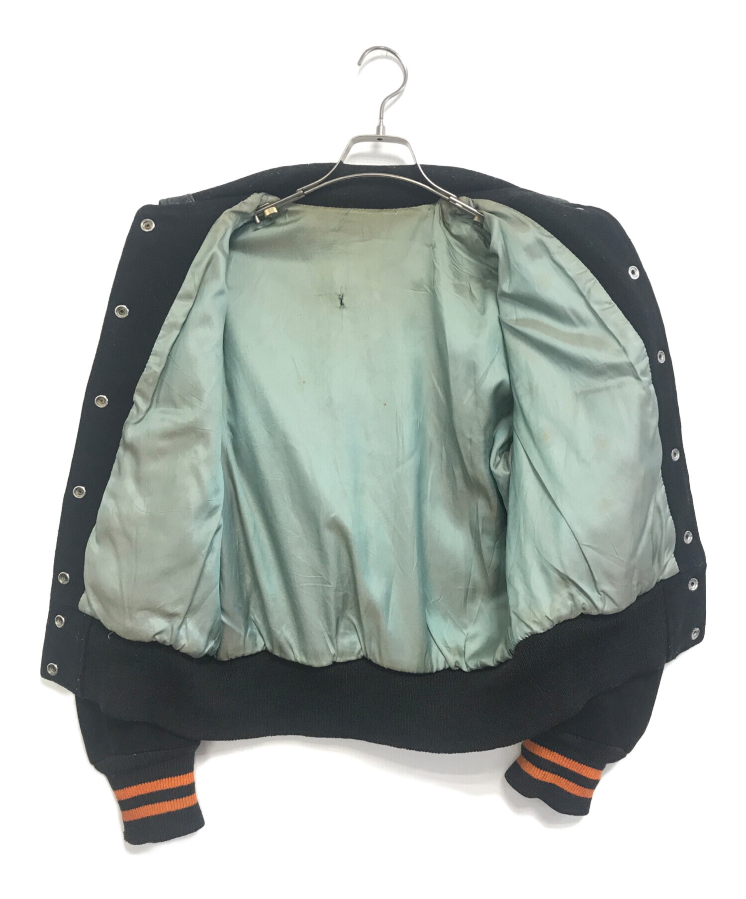 中古・古着通販】VINTAGE (ヴィンテージ) ウールスタジャン ブラック