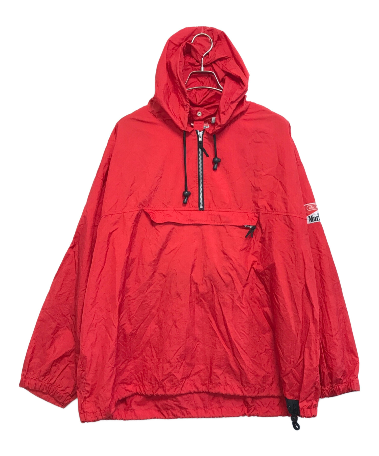 中古・古着通販】marlboro (マルボロ) ナイロンアノラックパーカー 