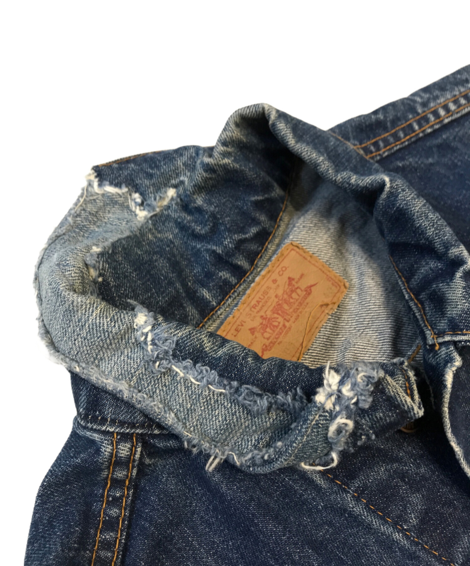 中古・古着通販】LEVI'S (リーバイス) デニムジャケット インディゴ