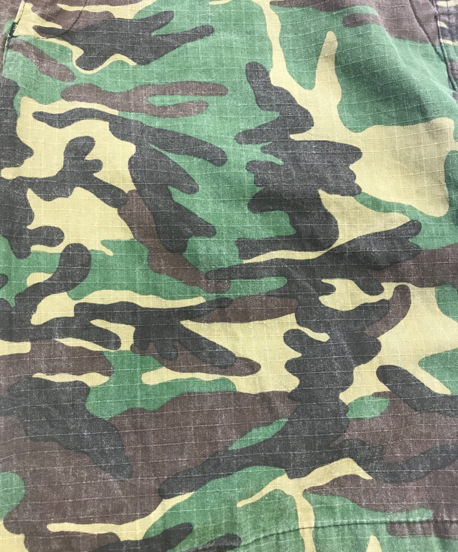 中古・古着通販】stussy (ステューシー) カモ柄ハーフパンツ グリーン