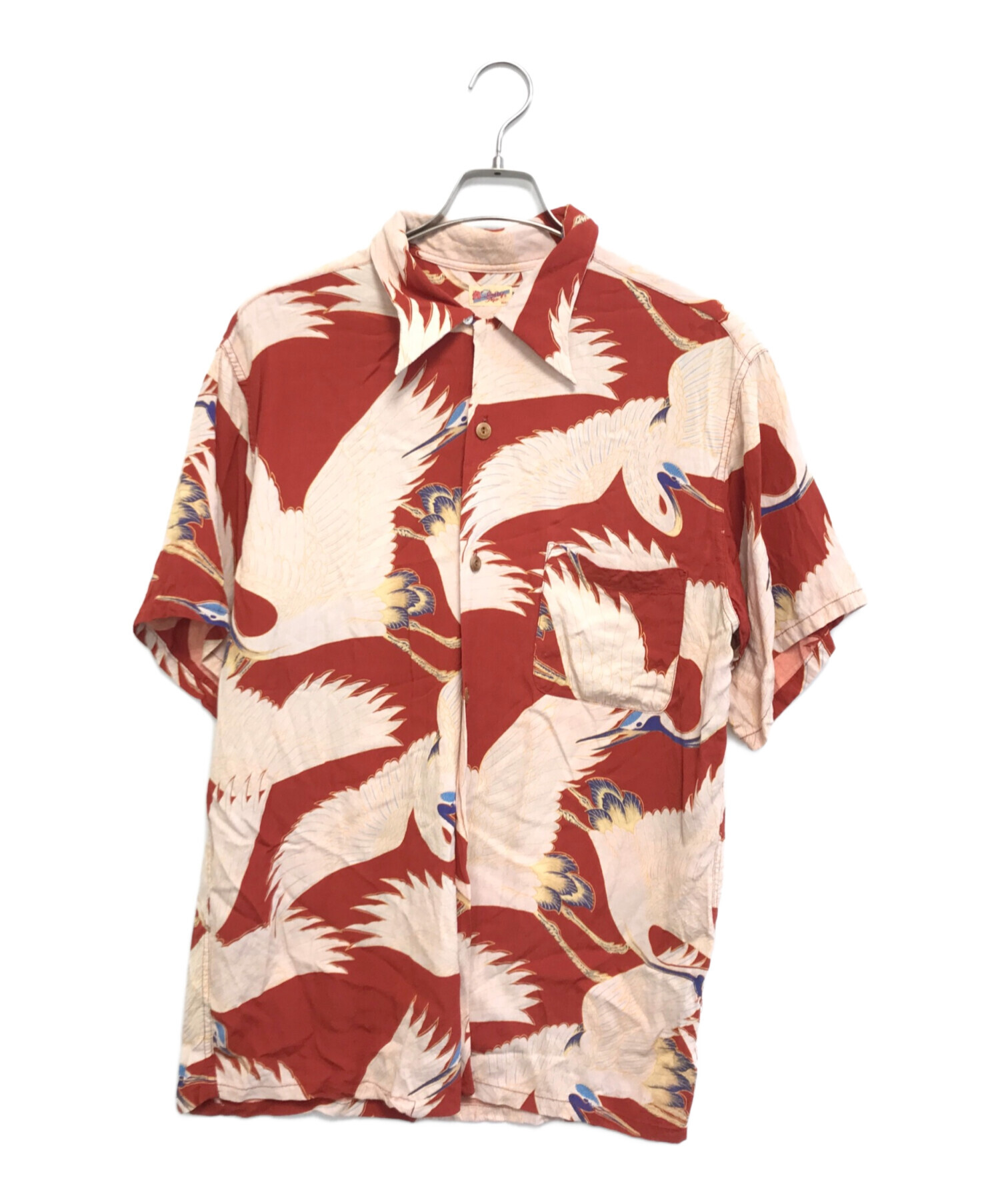 新品未着用 サンサーフ アロハシャツ レッド Lサイズ 中古・古着通販】Sun Surf (サンサーフ) アロハシャツ レッド サイズ