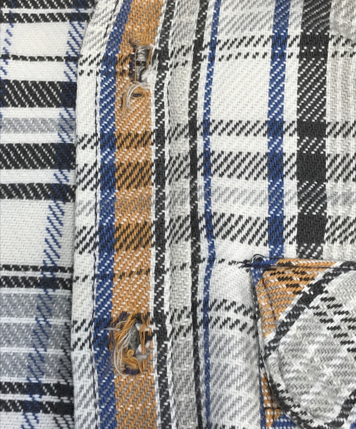 中古・古着通販】FIVE BROTHER (ファイブブラザー) チェックネルシャツ