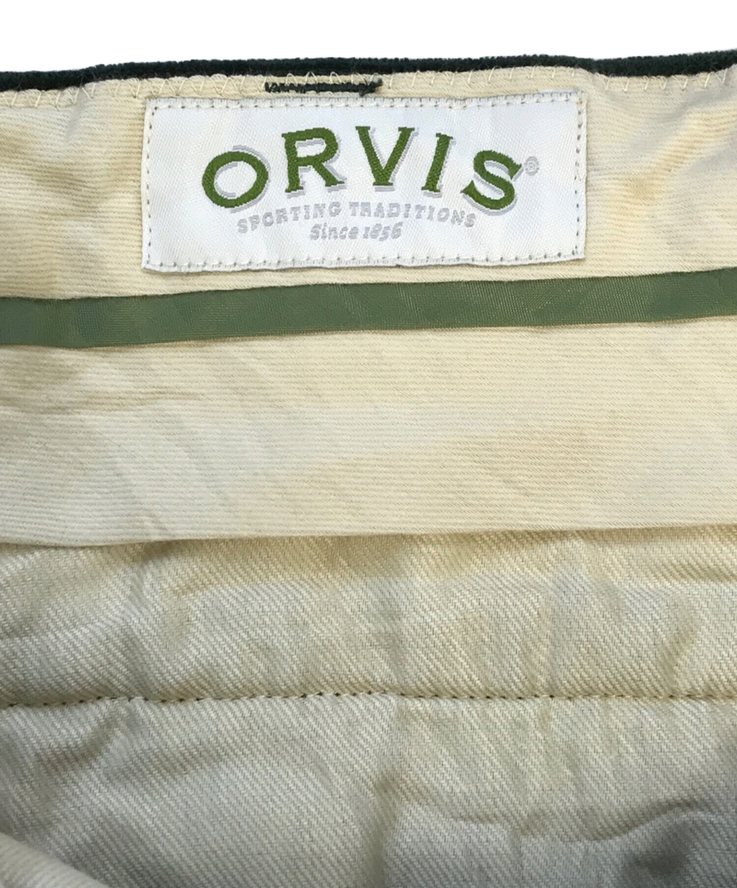 メンズ 古着 オービス ORVIS カットオフ コーデュロイパンツ USA製