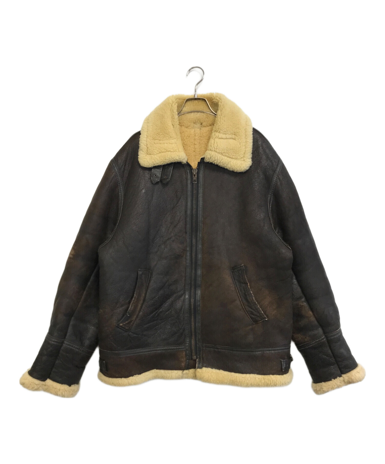 中古・古着通販】VINTAGE (ヴィンテージ) B-3タイプレザージャケット 