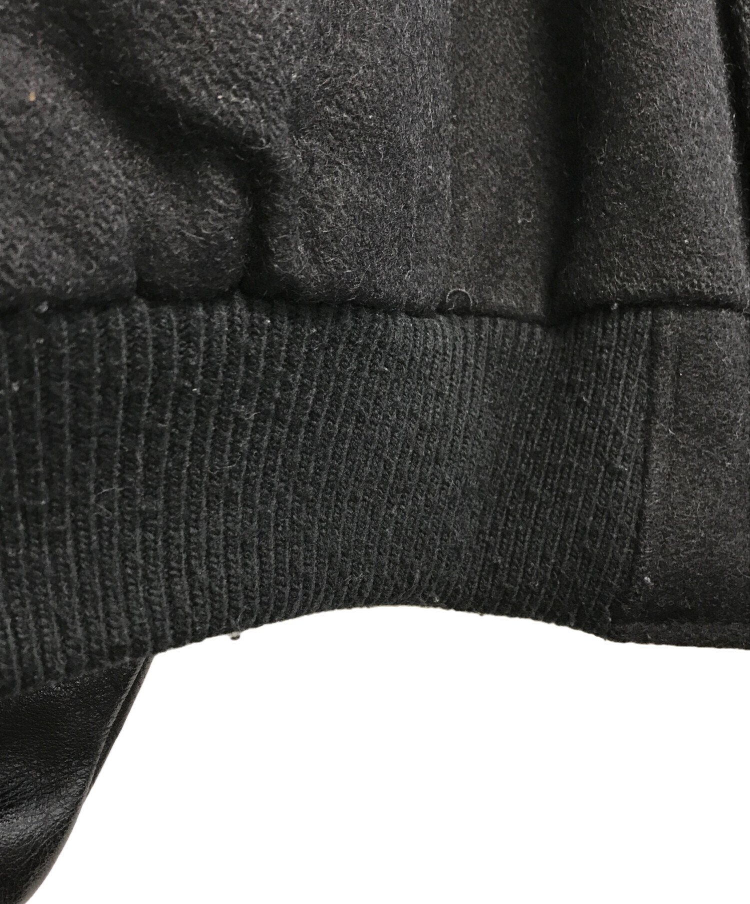 激レア　Porsche ポルシェ　スタジャン ウールレザー ジャケット　ブラック 激レア Porsche ポルシェ スタジャン ウールレザー ジャケット