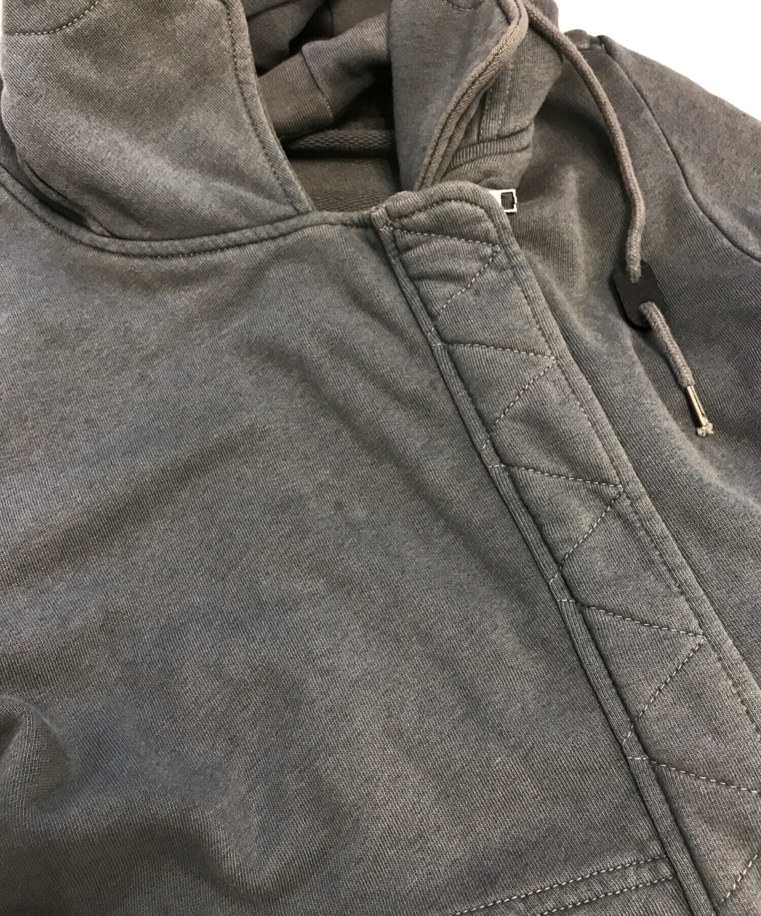 中古・古着通販】DIESEL (ディーゼル) スウェットモッズコート グレー 