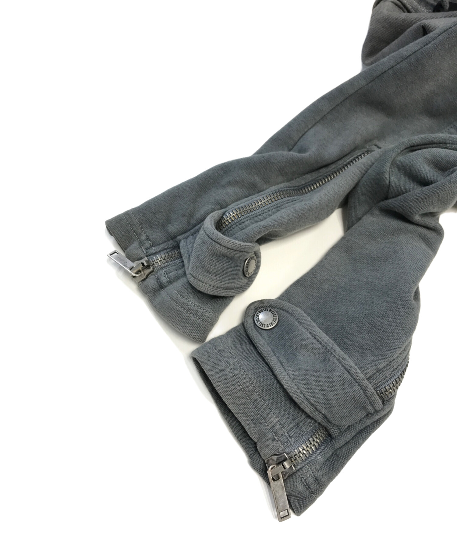 中古・古着通販】DIESEL (ディーゼル) スウェットモッズコート グレー 