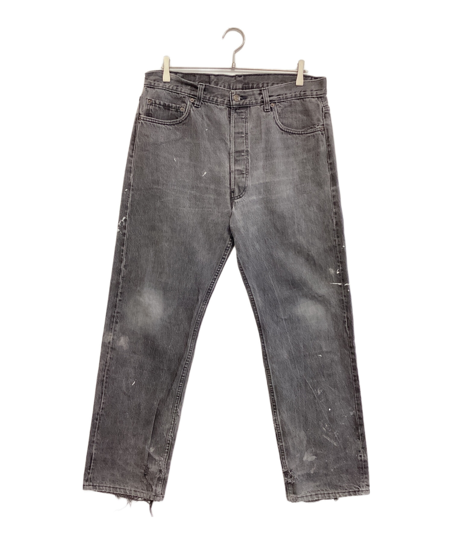 中古・古着通販】LEVI'S (リーバイス) 後染501ブラックデニムパンツ