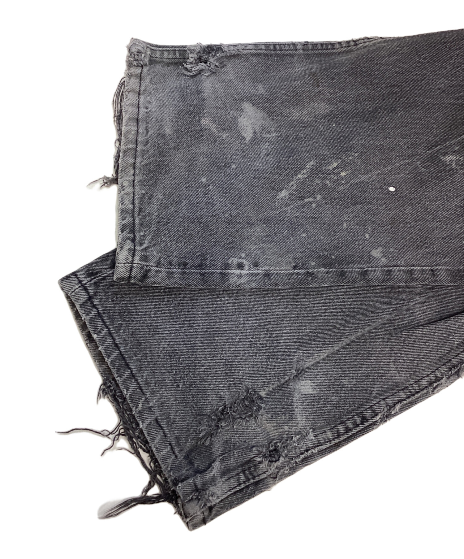中古・古着通販】LEVI'S (リーバイス) 後染501ブラックデニムパンツ