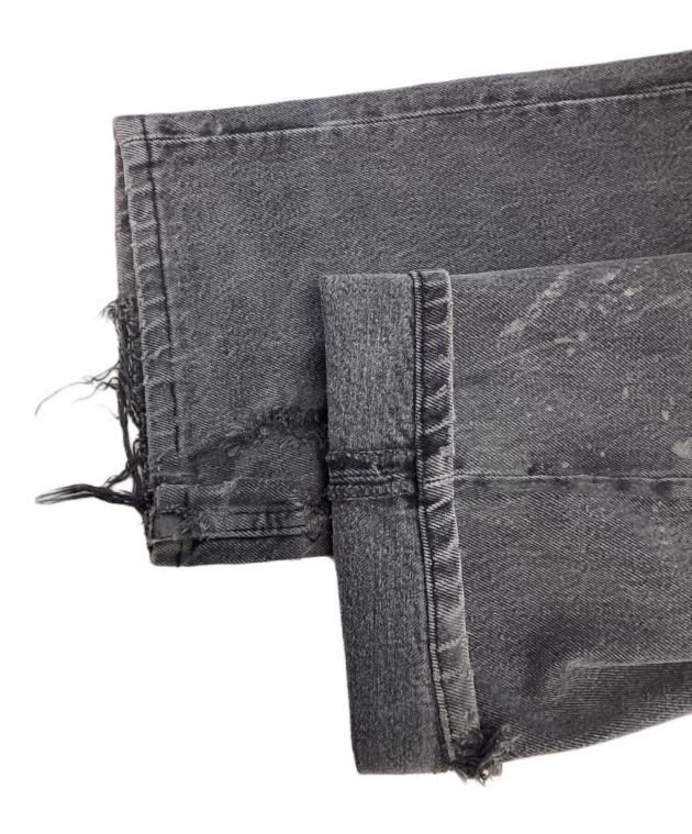 中古・古着通販】LEVI'S (リーバイス) 後染501ブラックデニムパンツ