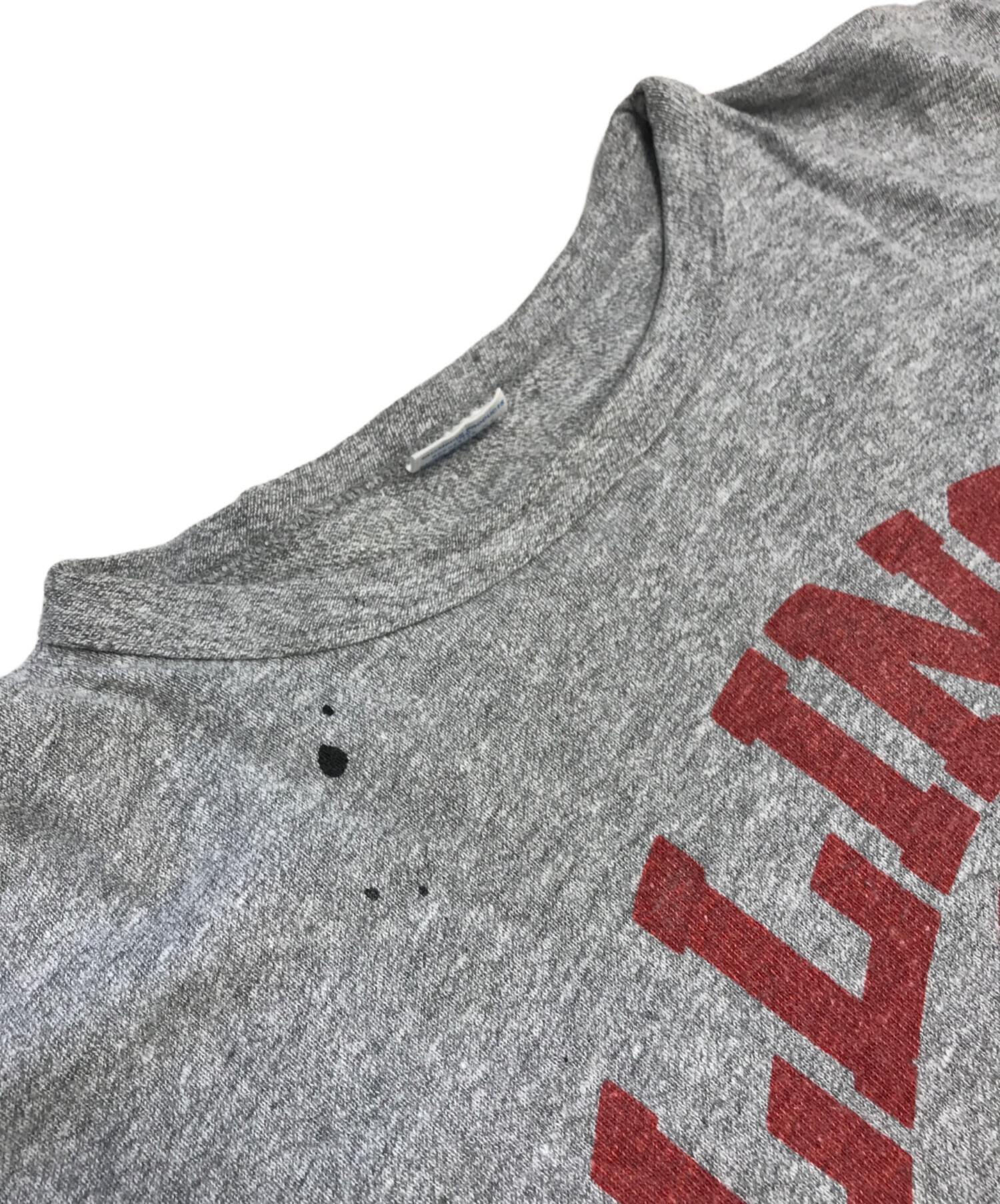 中古・古着通販】Champion (チャンピオン) プリントTシャツ グレー 